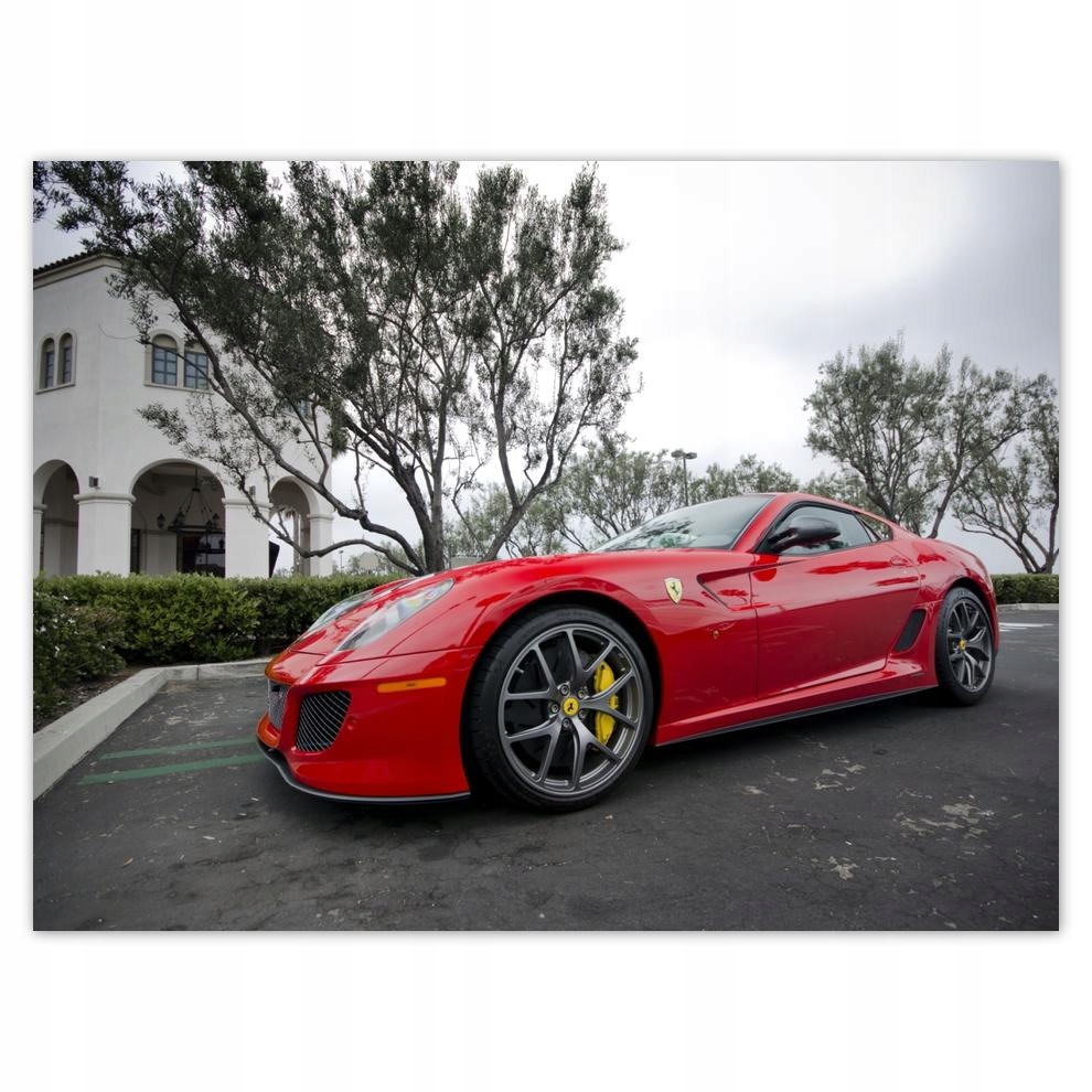 

Plakat 40x30 Czerwony samochód Ferrari