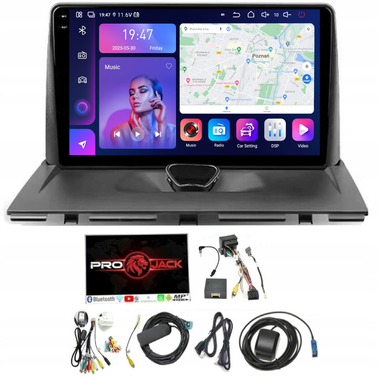 Autorádio Navigácia Peugeot Expert 2006-2017 Android 8GB 256GB Sim