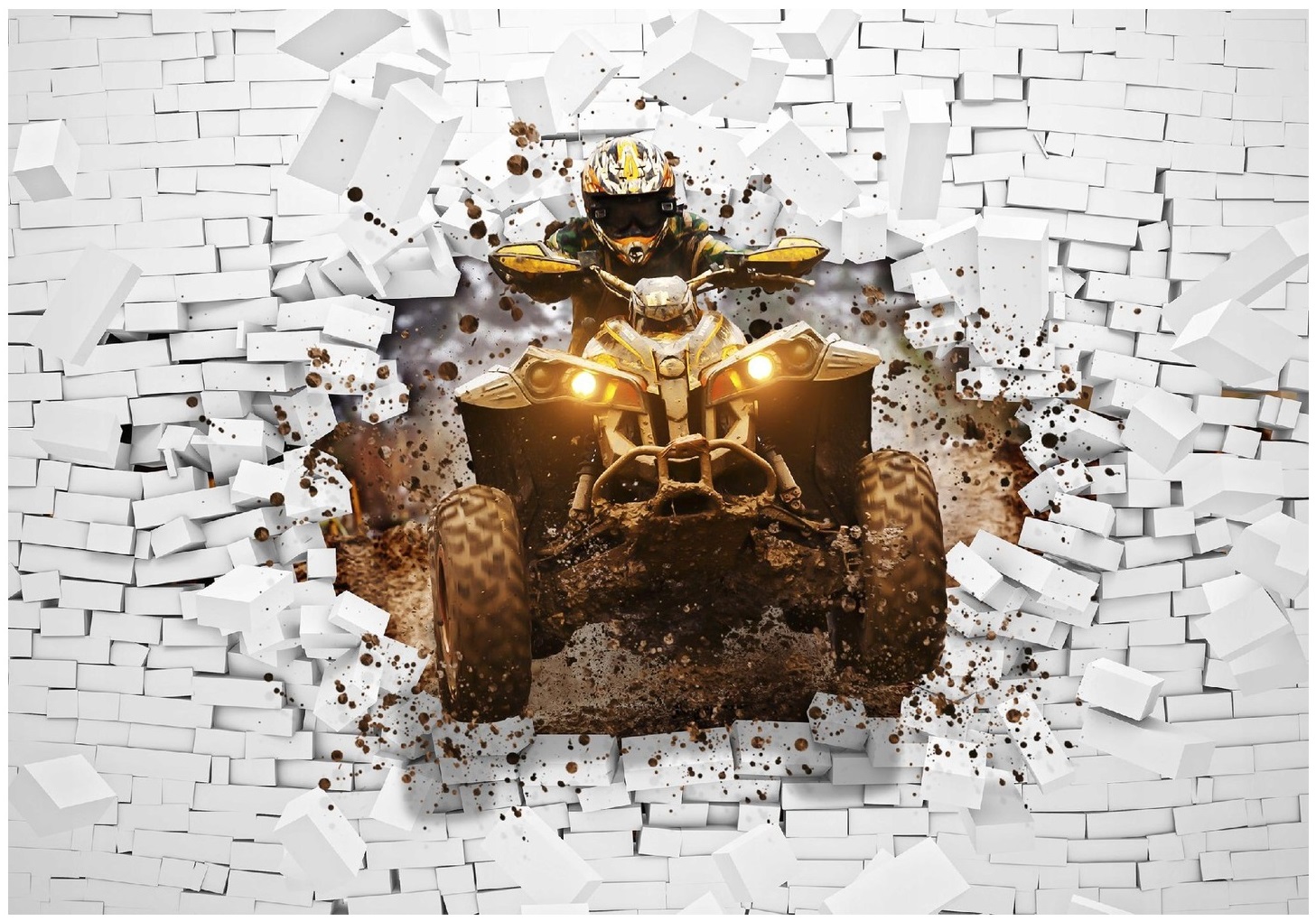 Tapeta Pro Chlapce Mládež Dospívající Fototapeta Motor Quad 150x105