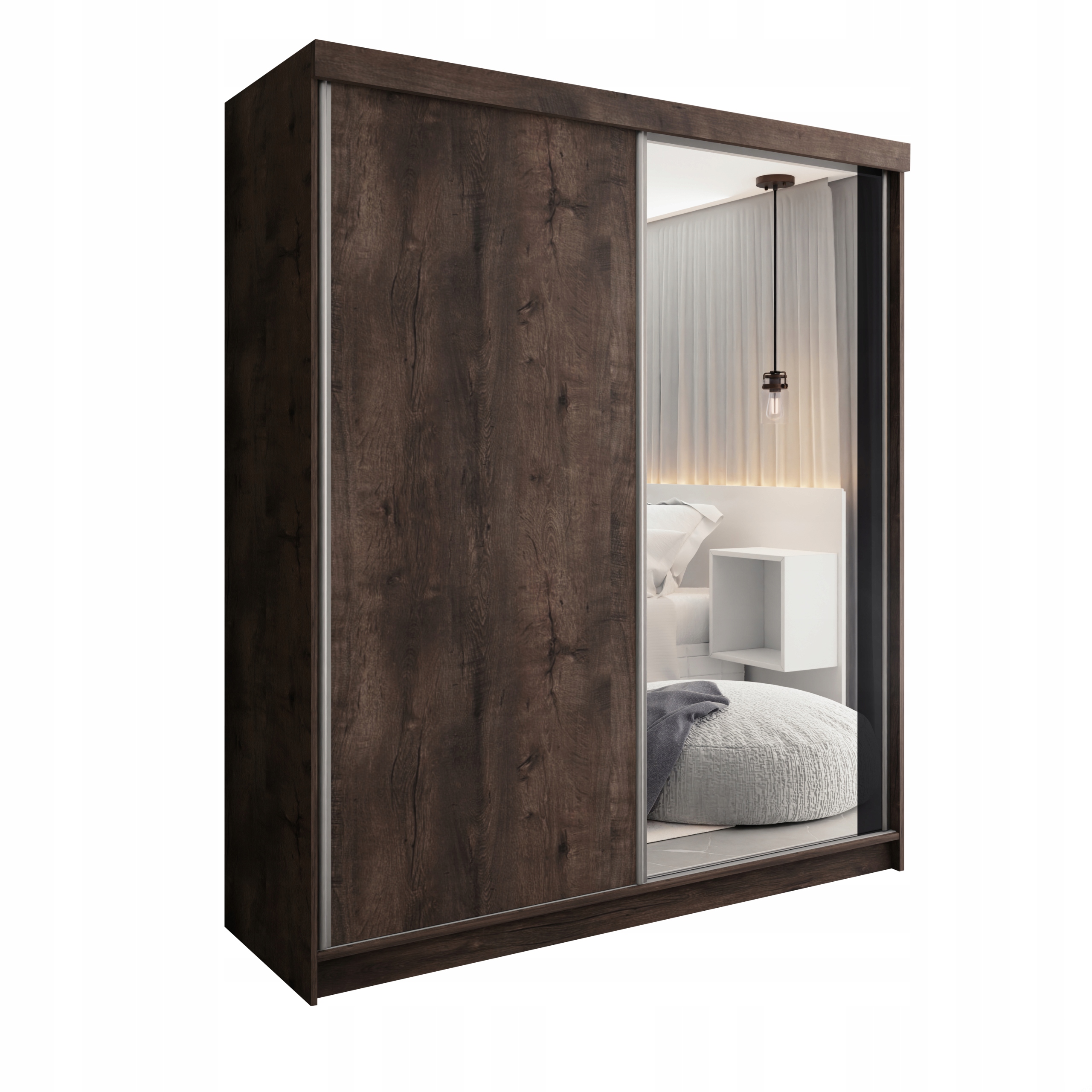 Skříň posuvná Barcelona B-31 200 Jasan Tmavý