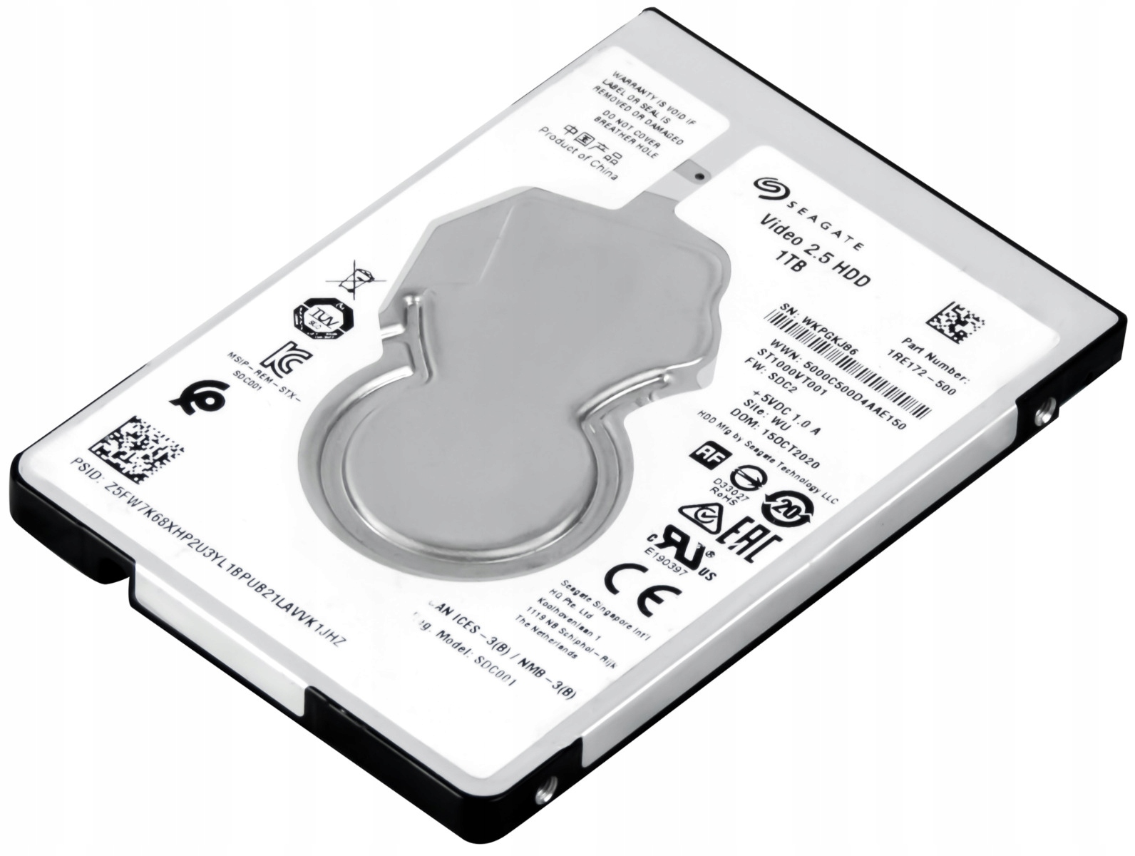 Dysk twardy Seagate Video 2.5 HDD ST1000VT001 1TB SATA III 2,5