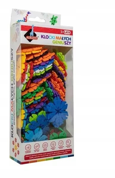 

Klocki Małych Geniuszy Kwiatki 90 el. Askato 3+