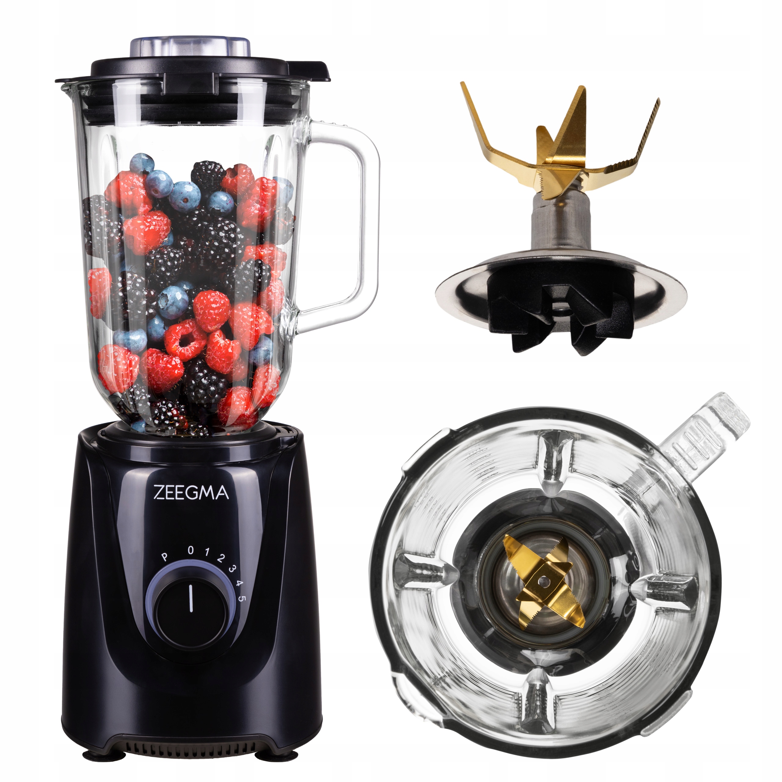 milly-3gor！ MOCNY BLENDER MIKSER KIELICHOWY DO KOKTAJLI 1000W ZESTAW