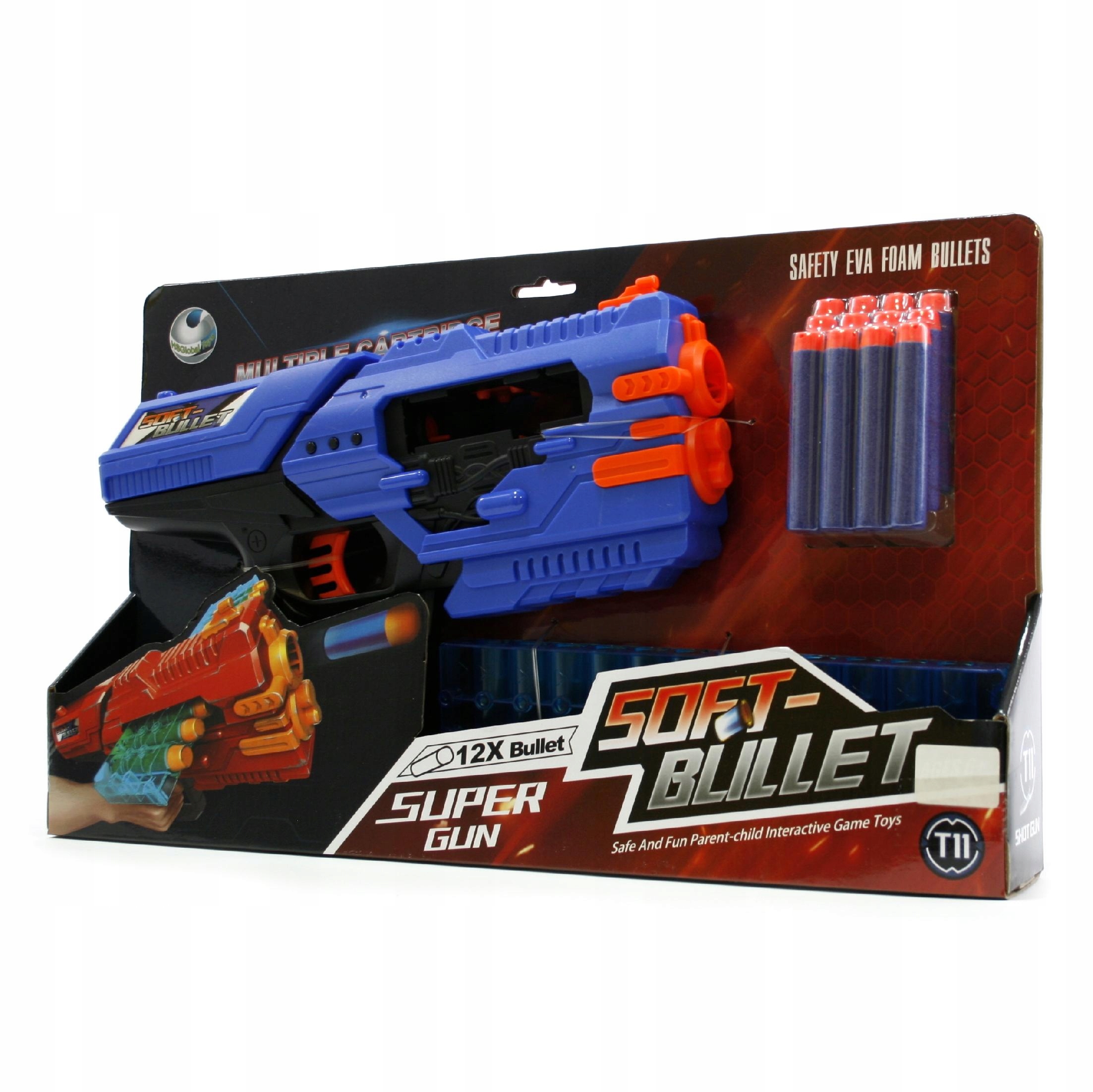 

Pistolet Soft Bullet Karabin 12 Strzałek Do Nerf