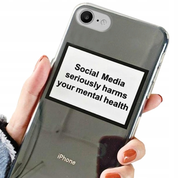

etui case slim guma do iPHONE Se 2020 wzory Social