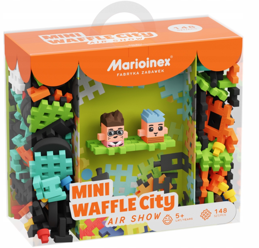 

Marioinex Klocki Mini Wafle City Air Show 148el