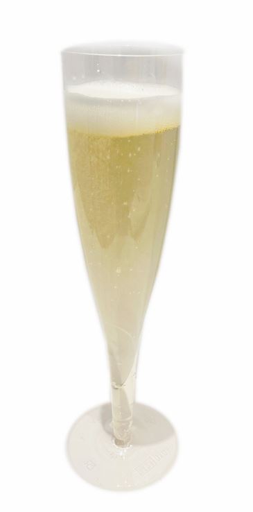 KIELISZKI plastikowe szampan prosecco 0.1l 10sztuk