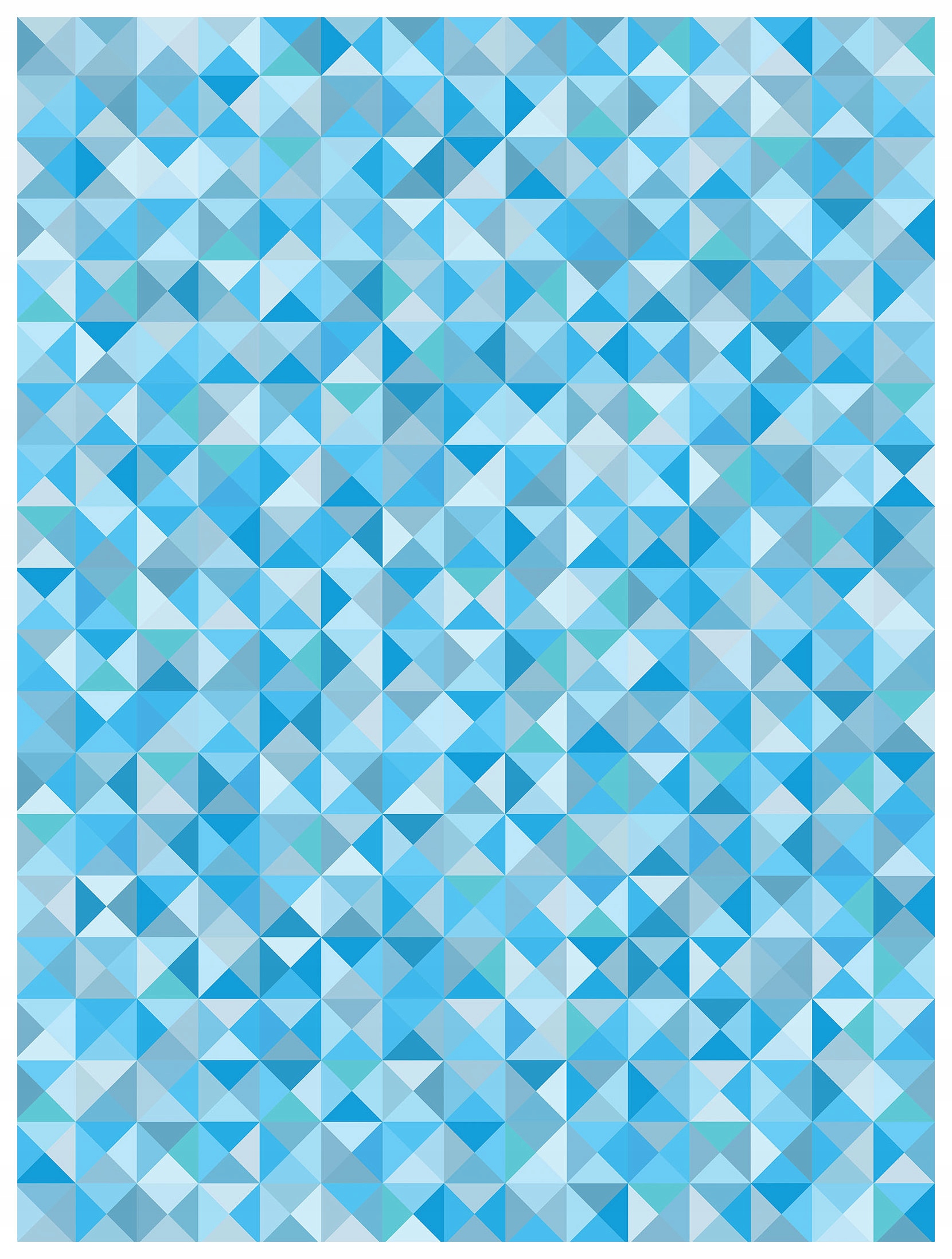 Fototapeta Abstraktní modré trojúhelníky geometrie 184x254 lepidlo