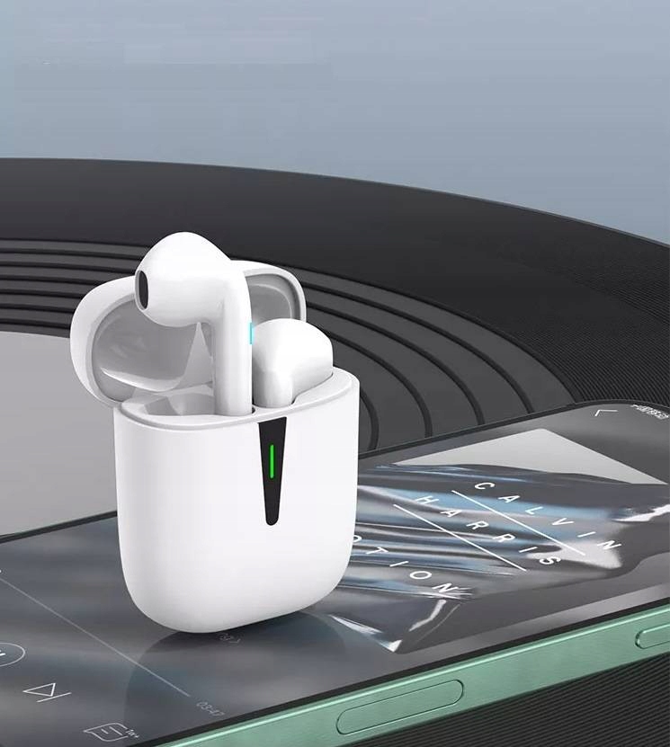 SPORTOWE SŁUCHAWKI BEZPRZEWODOWE TWS DOUSZNE Kolor dominujący biały