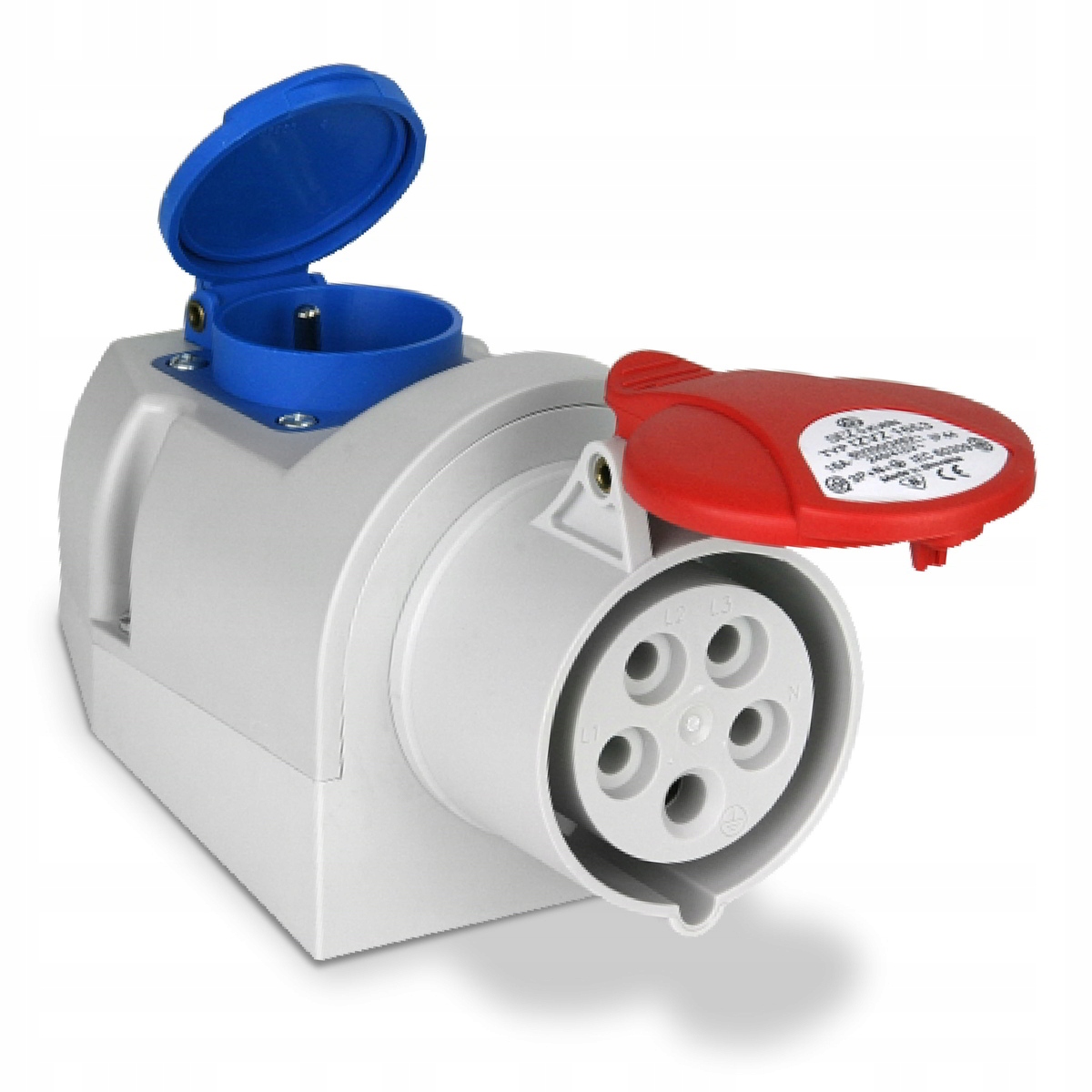 Sada pevná silová zásuvka 32A 5p zásuvka 16A 250V IP44 IZVZ3253