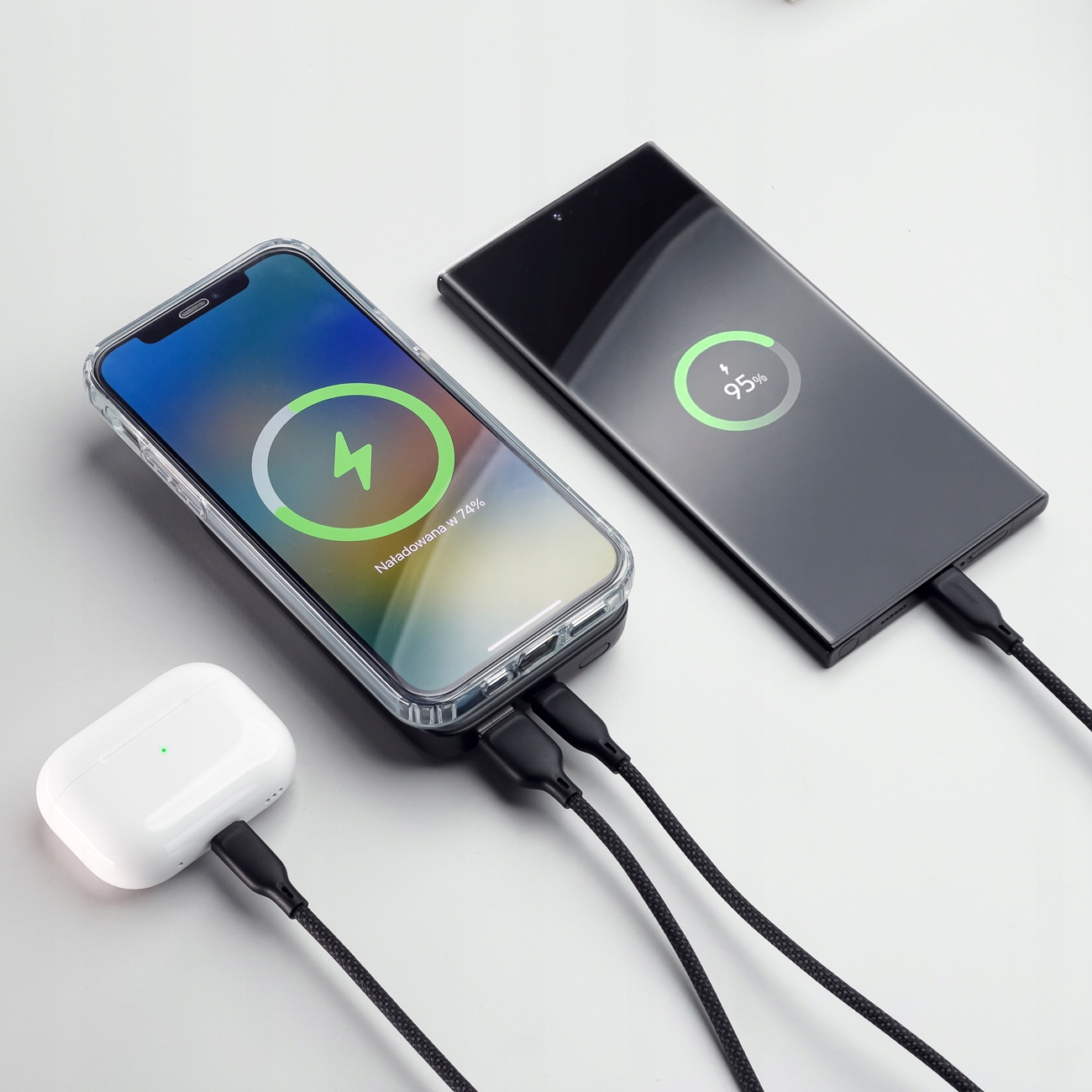 JOYROOM POWERBANK MAGNETYCZNY BEZPRZEWODOWY Z MAGSAFE Typ akumulatora litowo-jonowy