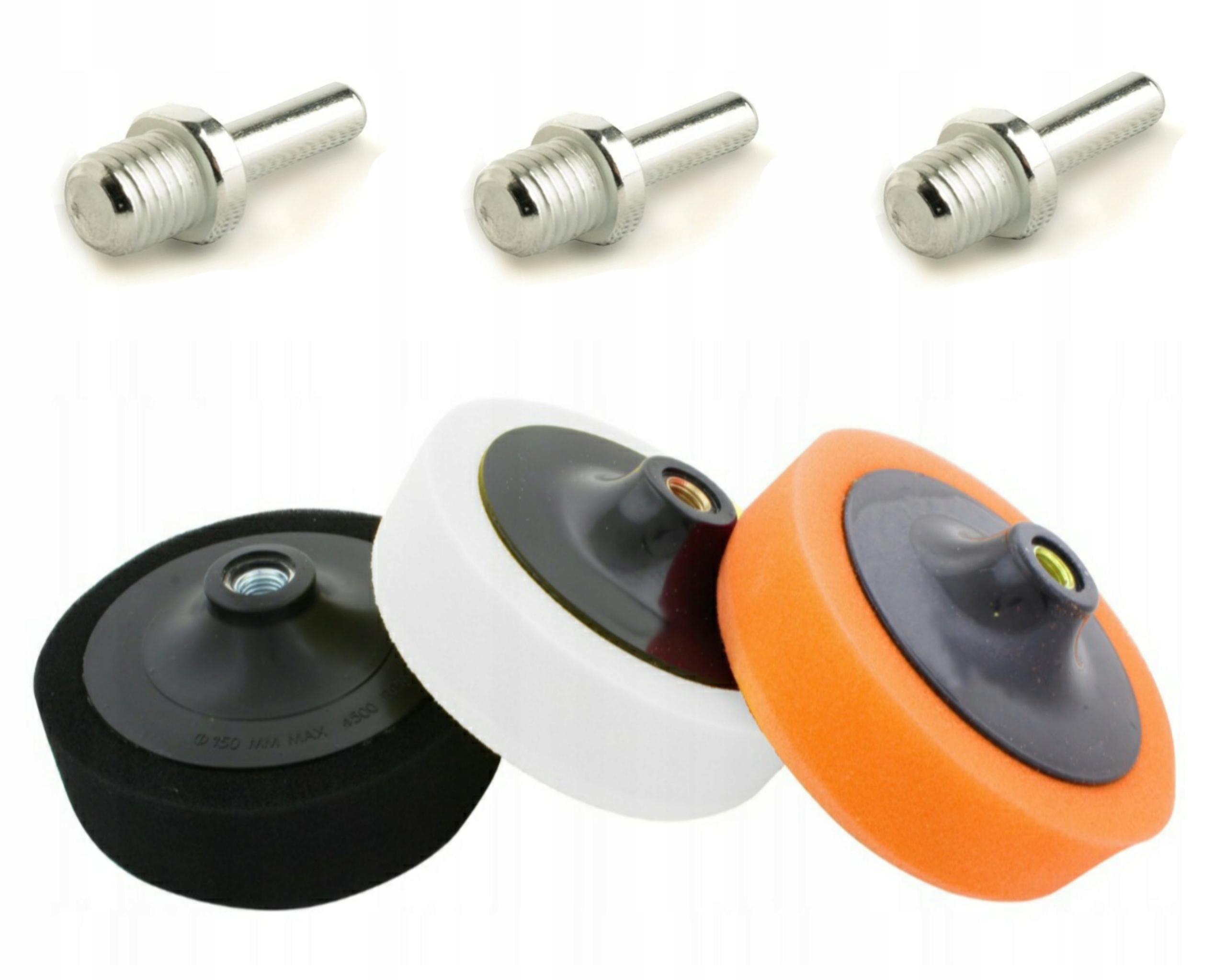 

3x Zestaw Gąbek Padów Polerskich na Wkrętarkę M14