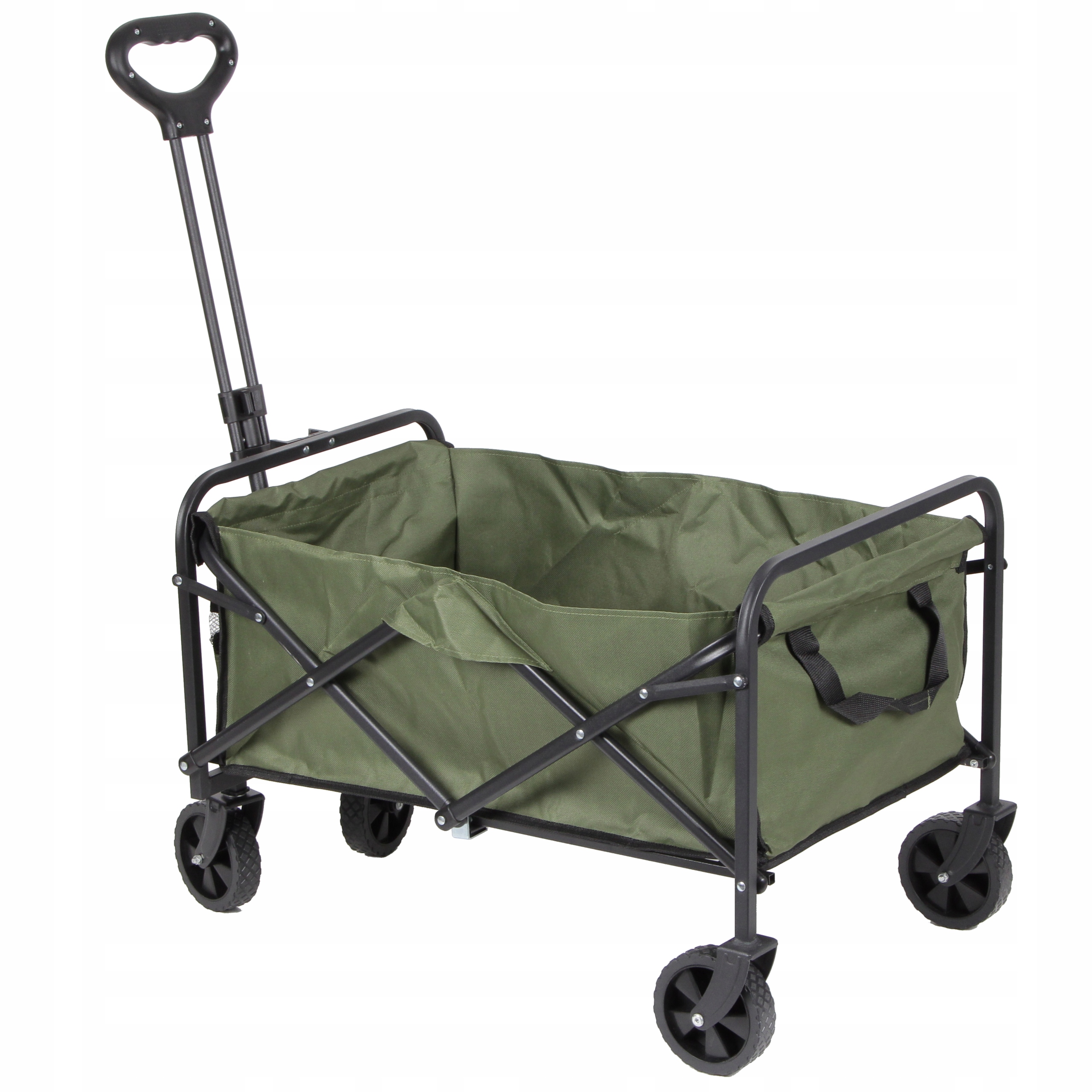 Wózek Turystyczny Transportowy Ogrodowy Składany Na Zakupy Plażowy Mocny