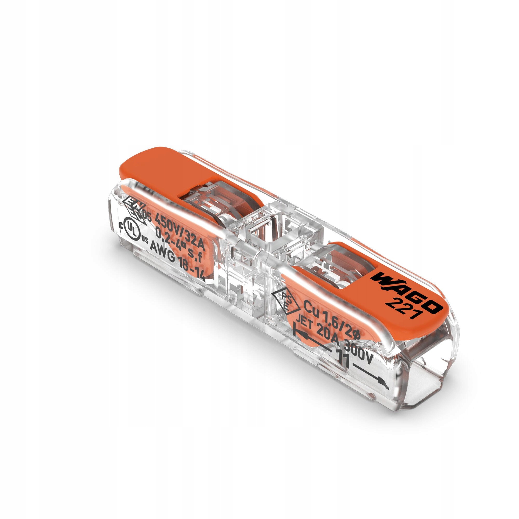 

Szybkozłączka Wago 0,2-4 mm² 2 , 1 szt.