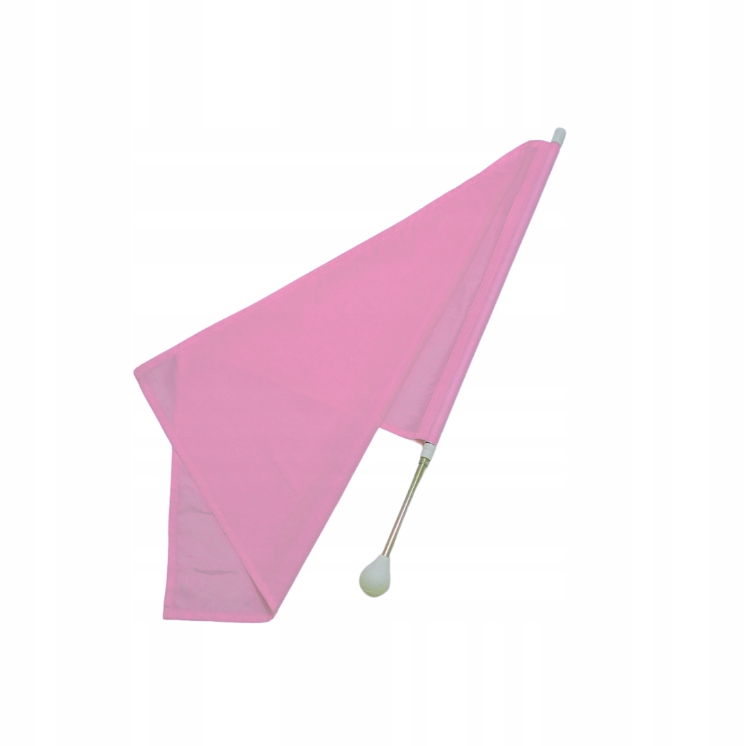 Mažoretková vlajka Belti FMT3 Z2 bonbónově růžová, délka 85 cm (56 x 76)