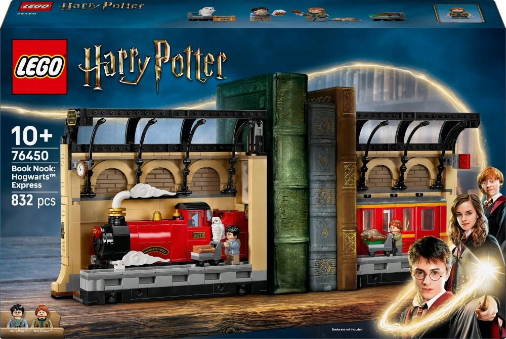 Lego Harry Potter Book nook: spěšný vlak do bradavic 76450