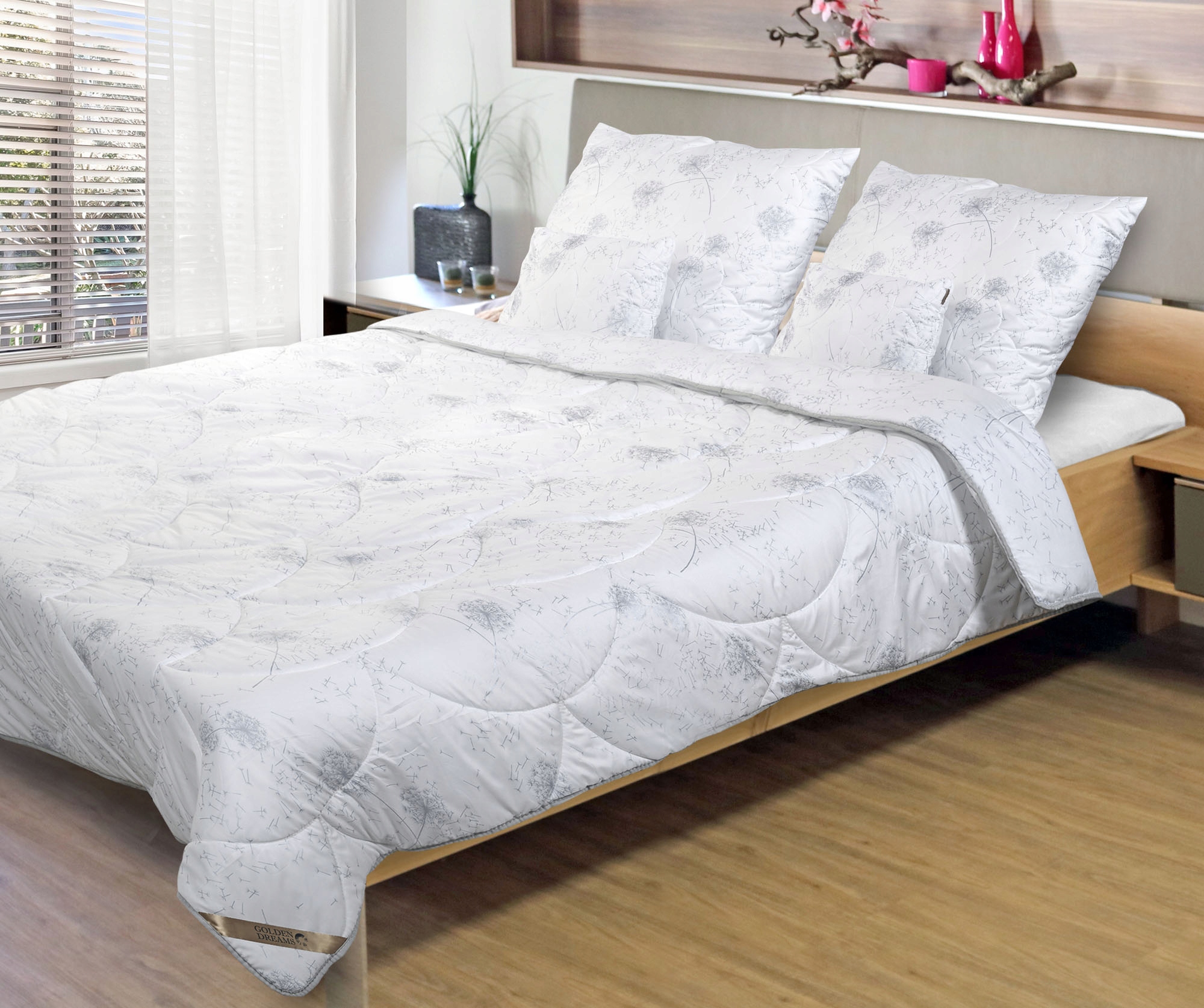 KOŁDRA CAŁOROCZNA ANTYALERGICZNA 160x200 EXCLUSIVE Produkowana w POLSCE Marka Golden Dreams