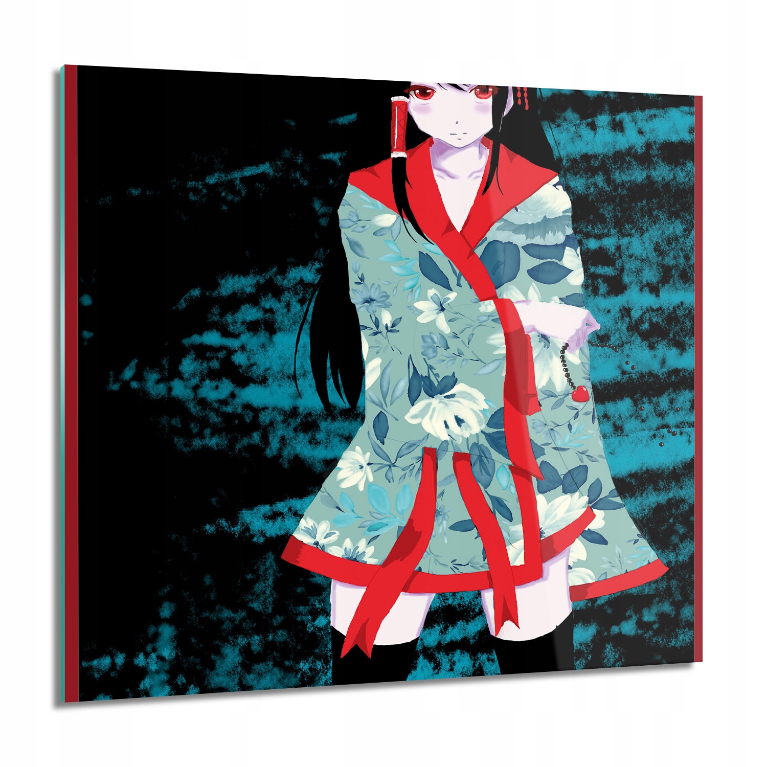 Dievčatko kimono Foto na skle na stenu 60x60