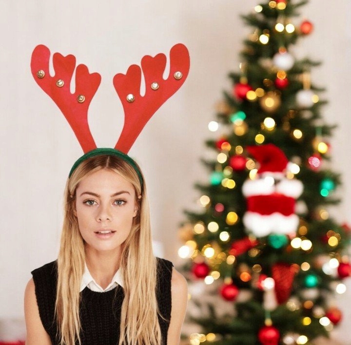 ROGI RENIFERA OPASKA Z DZWONECZKAMI ŚWIĘTA MIKOŁAJ Płeć uniseks