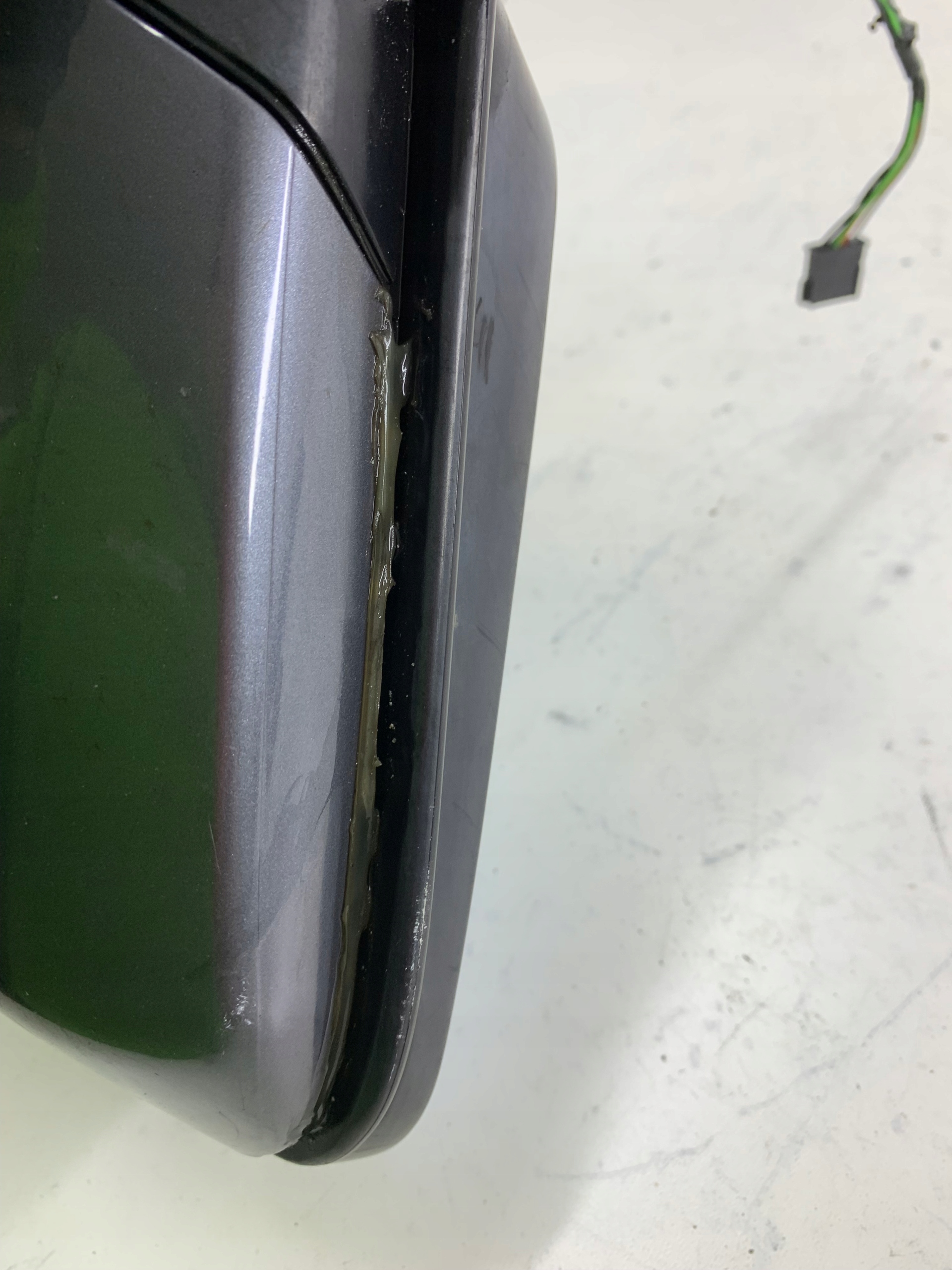BMW E46 mirror right 5 PIN STAHLGRAU METALLIC