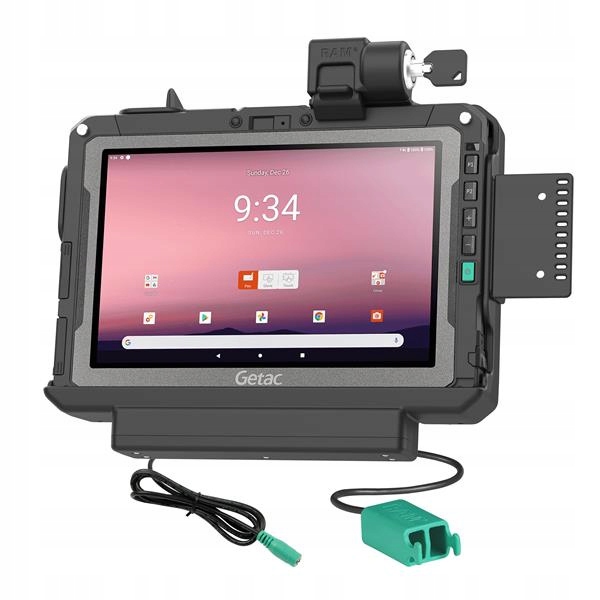 Ram Mounts Locking Power Dual Usb Data Dock dla Getac ZX10