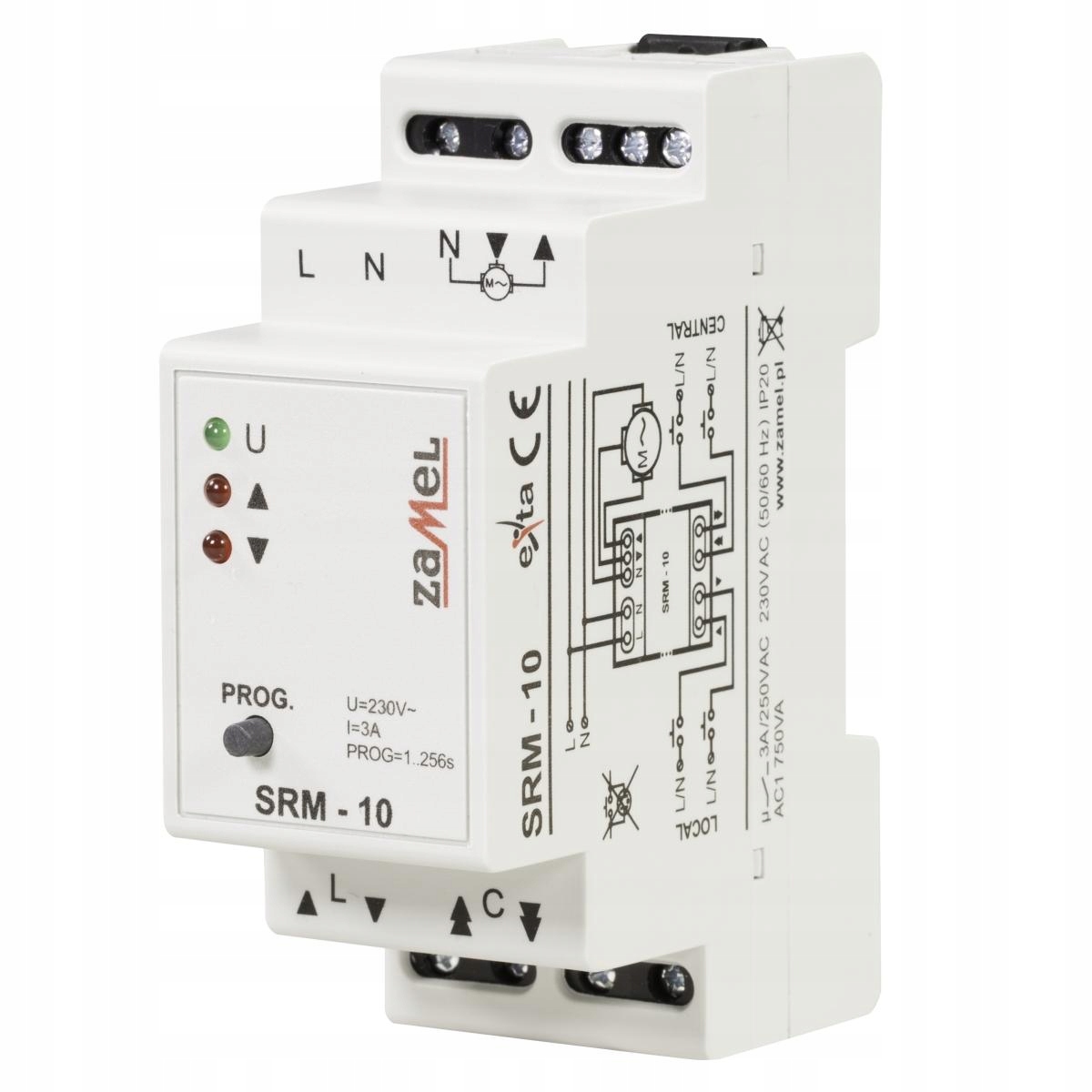 Modulární ovladače rolet 230V SRM-10 Zamel