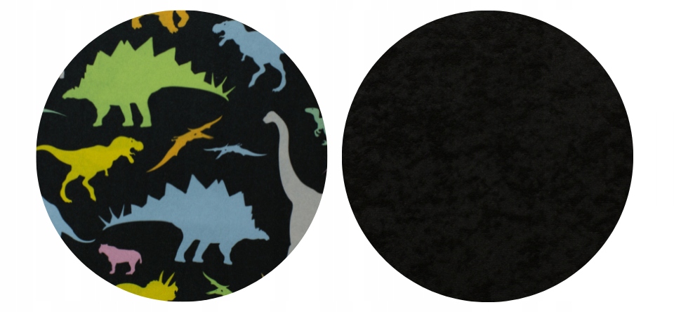 Fotel obrotowy dopasowany do wzrostu 133-159 cm dla dzieci motyw dinozaury Szerokość mebla 55 cm