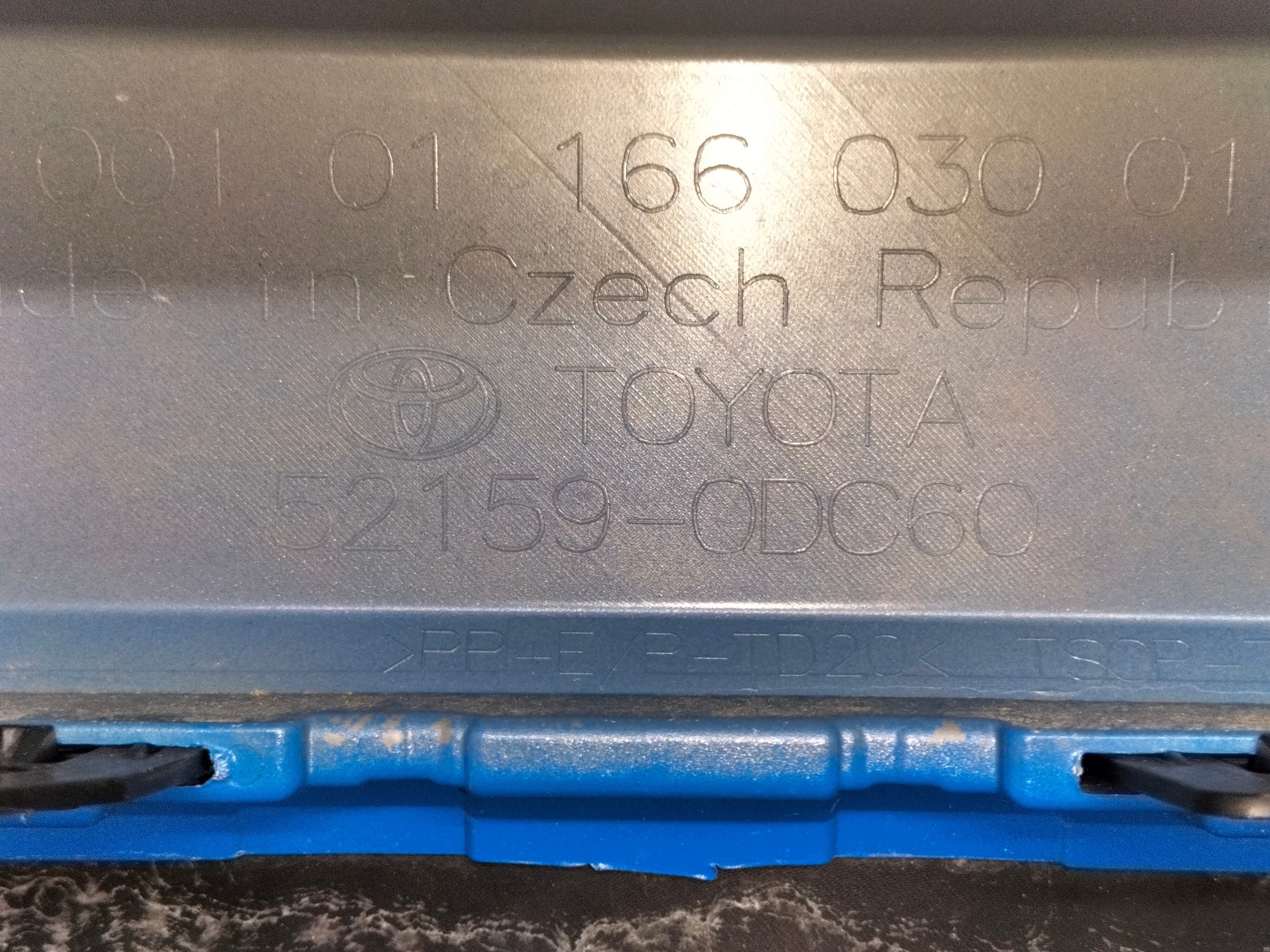 bumper rear rear part TOYOTA YARIS IV 20