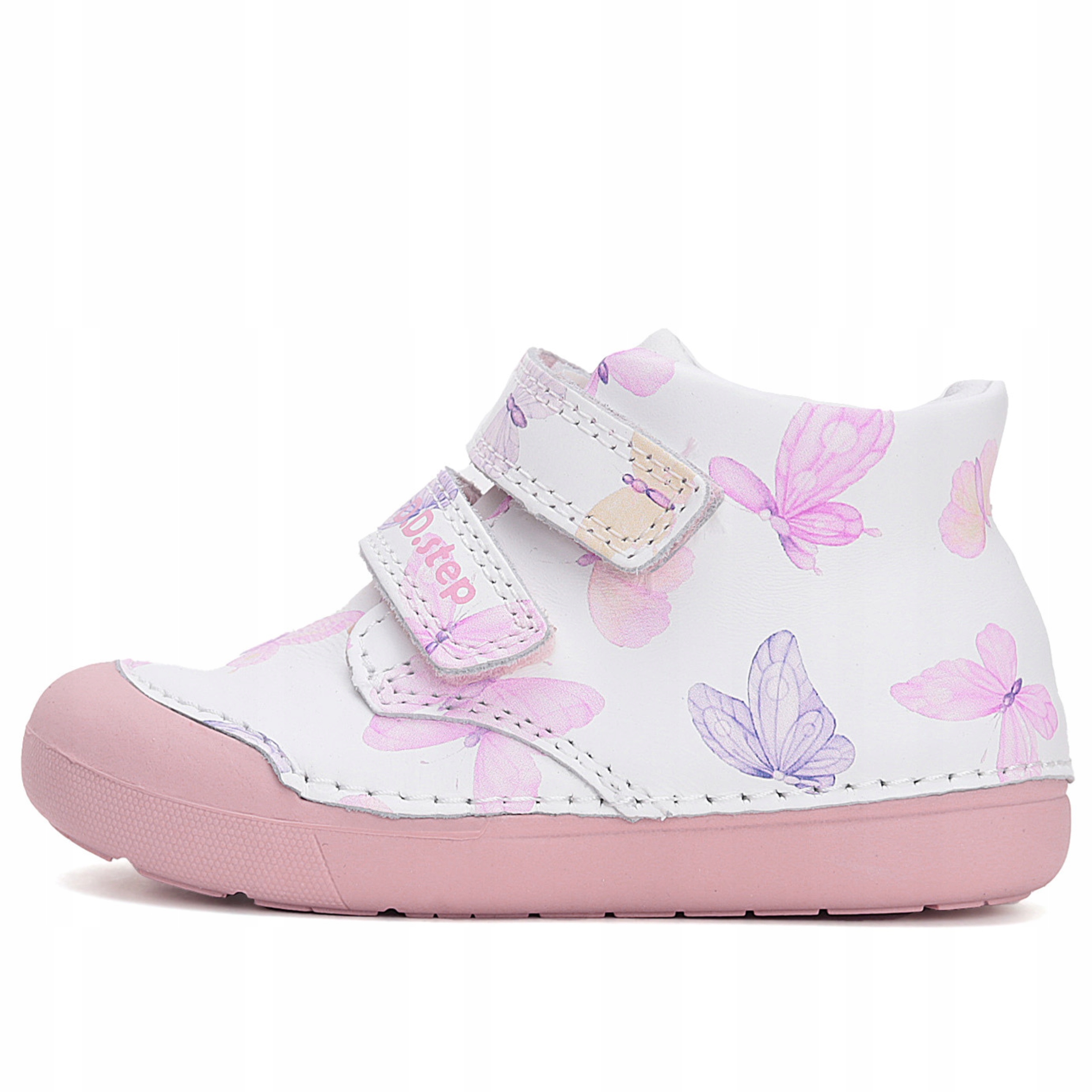 D.D Step S066-51151 Buty Trzewiki Dziecięce Skórzane Wiosenne White R 24