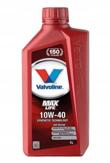 

Olej Silnikowy 10W-40 1L Valvoline Max Life