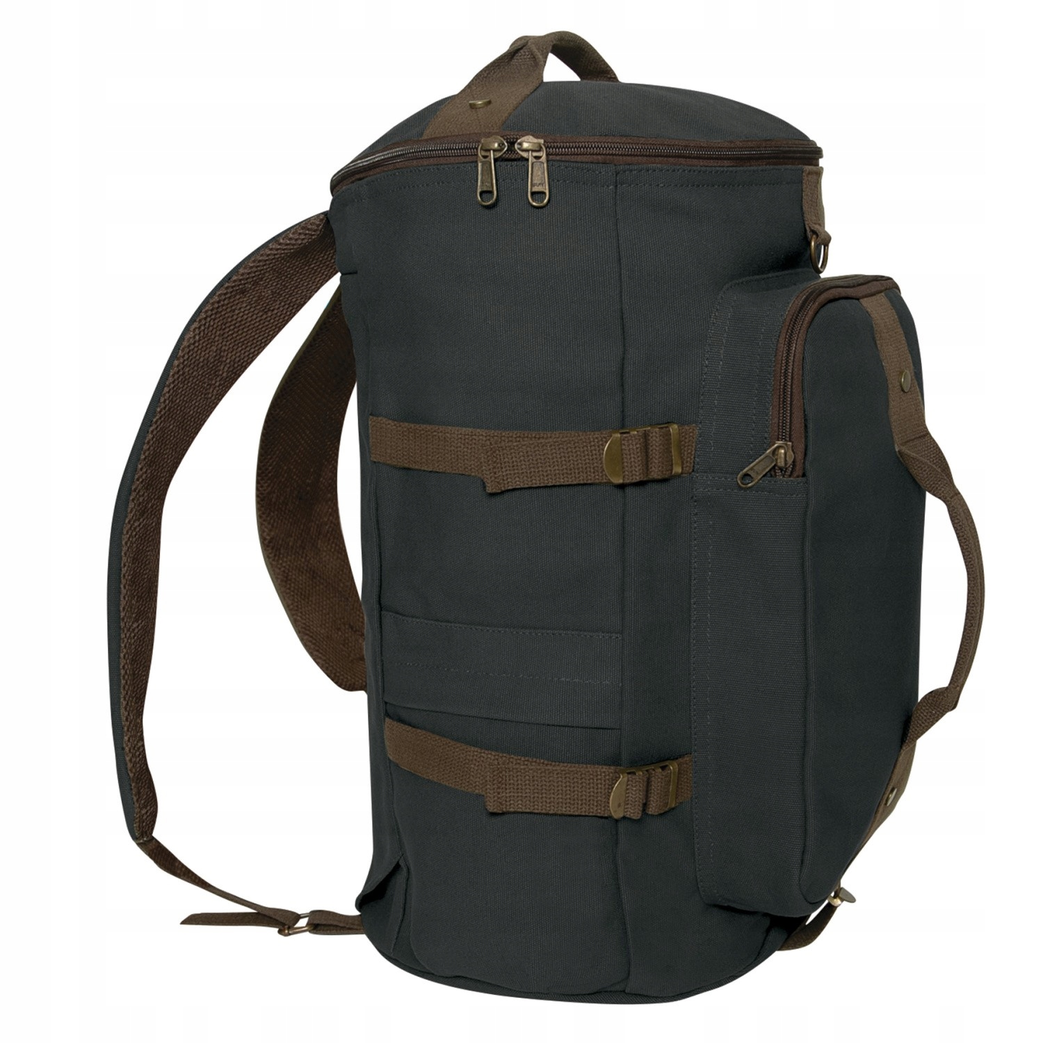 Taška/batoh/vak Convertible 19" 55 L plátěná šedá/hnědá
