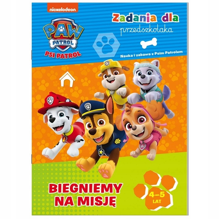 

Psi Patrol Zadania dla 4-5 lat Biegniemy na misję