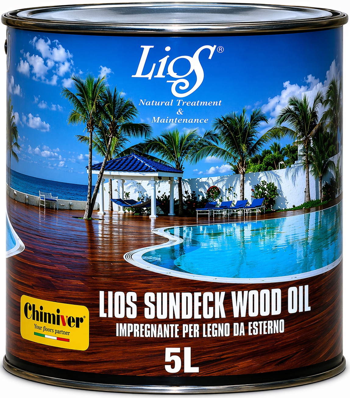 Maximus Sundeck Wood Oil Natural 5L impregnačný olej na terasy