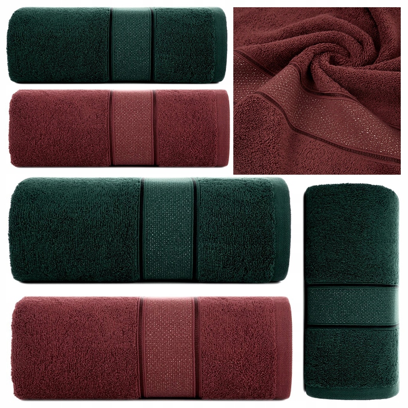 Sada koupelnových ručníků 4ks 500gsm 2x50x90 2x70x140 Vánoční