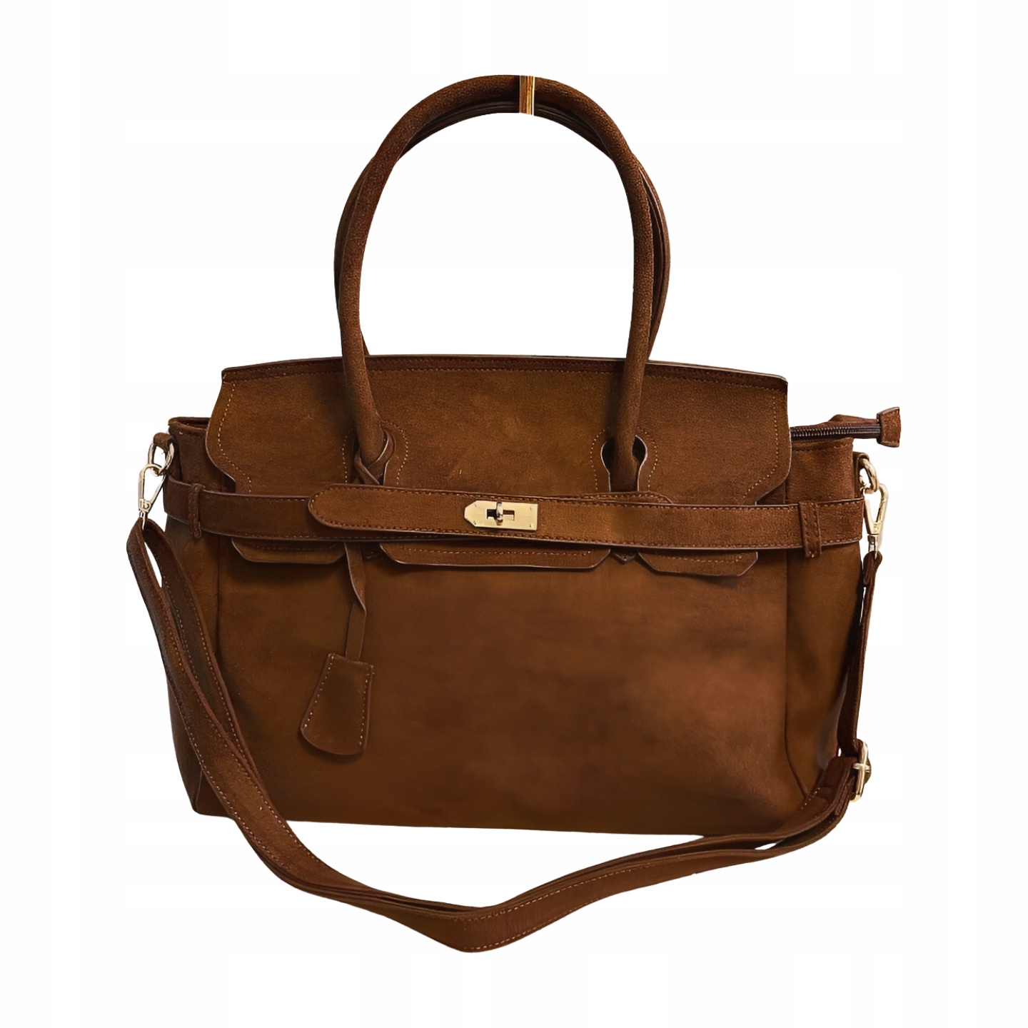 Gallantry shopper taška camelová ekosemiš s klopou