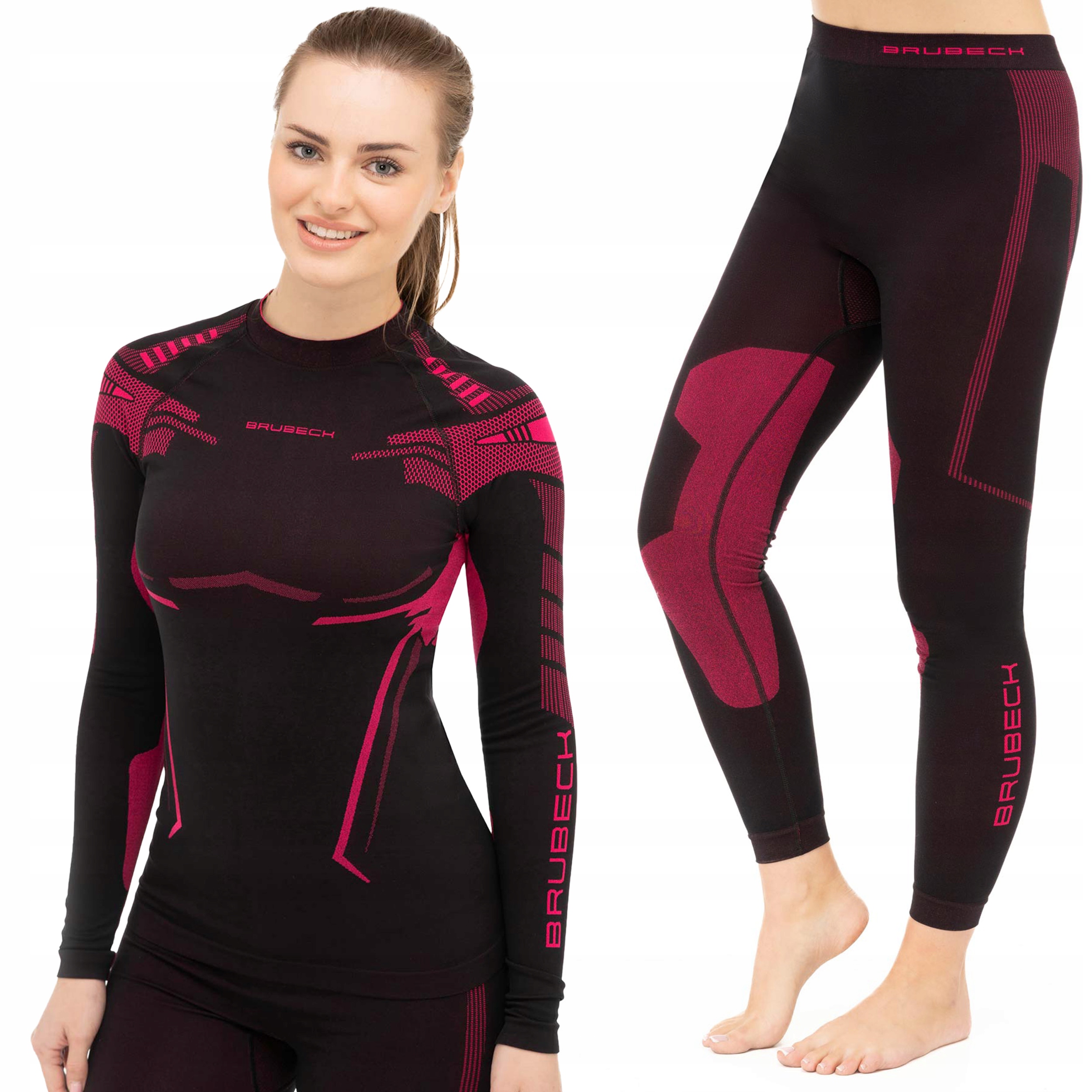 BIELIZNA DAMSKA TERMICZNA BRUBECK DRY KOMPLET BLUZA I SPODNIE S Kod producenta LS1569W-90XX44XXX + LE1326W-90XX44XXX