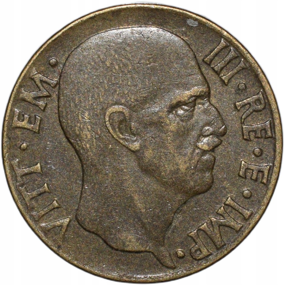 Włochy 5 centesimi 1939 - 1943