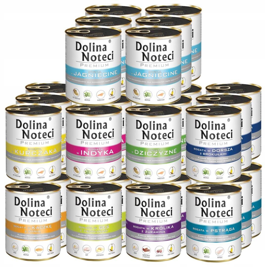 Dolina Noteci Premium Mix Chutí 30x800g Vlhké Krmivo pro psy