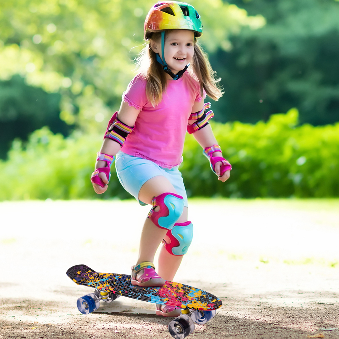 DESKOROLKA FISZKA LED ŚWIECĄCE KOŁA LED RGB DESKA FISHBOARD DLA DZIECI Kod producenta Z513