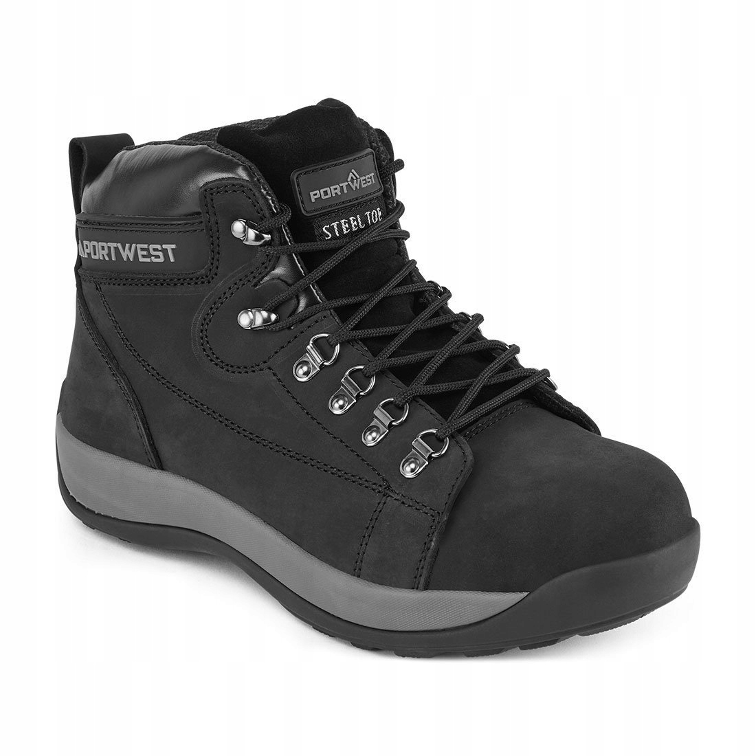 Steelite boty Nubuck Kotníková Bota Sb Hro vel. 42 Černá S