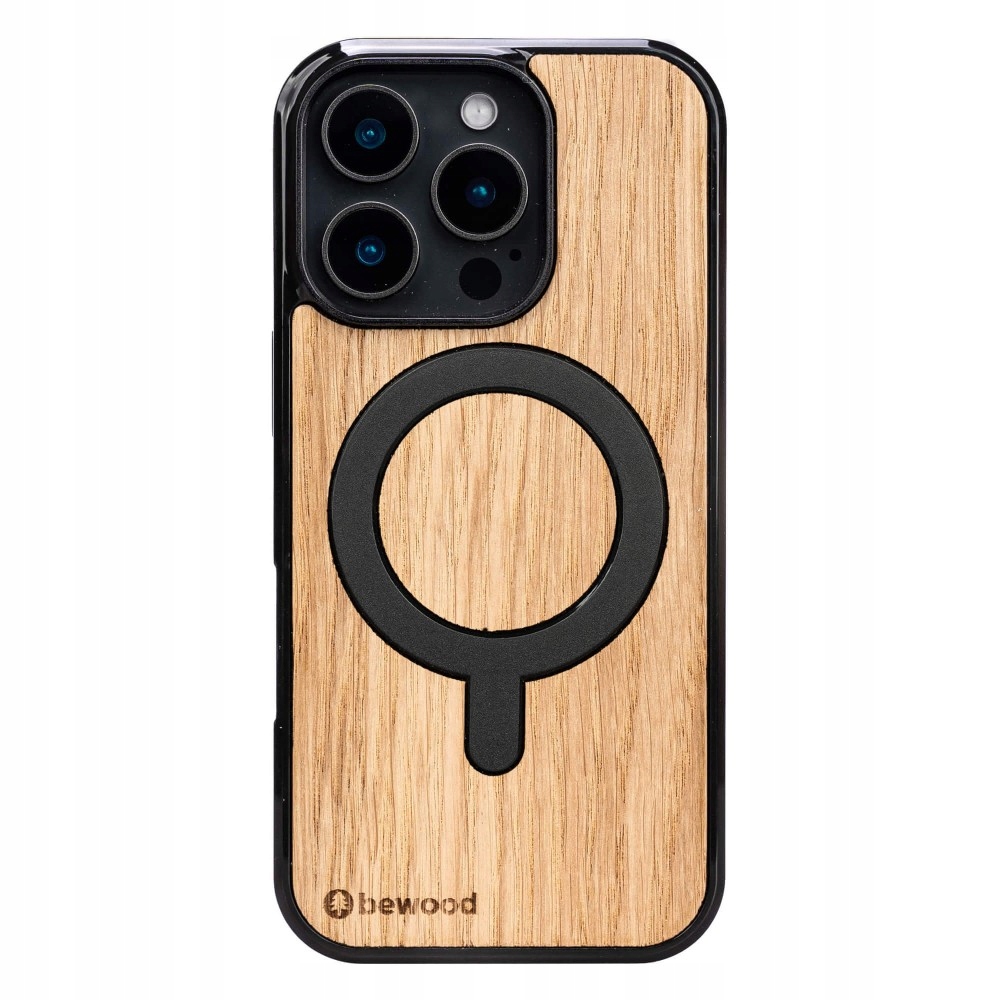 Dřevěné Pouzdro Bewood pro iPhone 16 Pro Dub s MagSafe