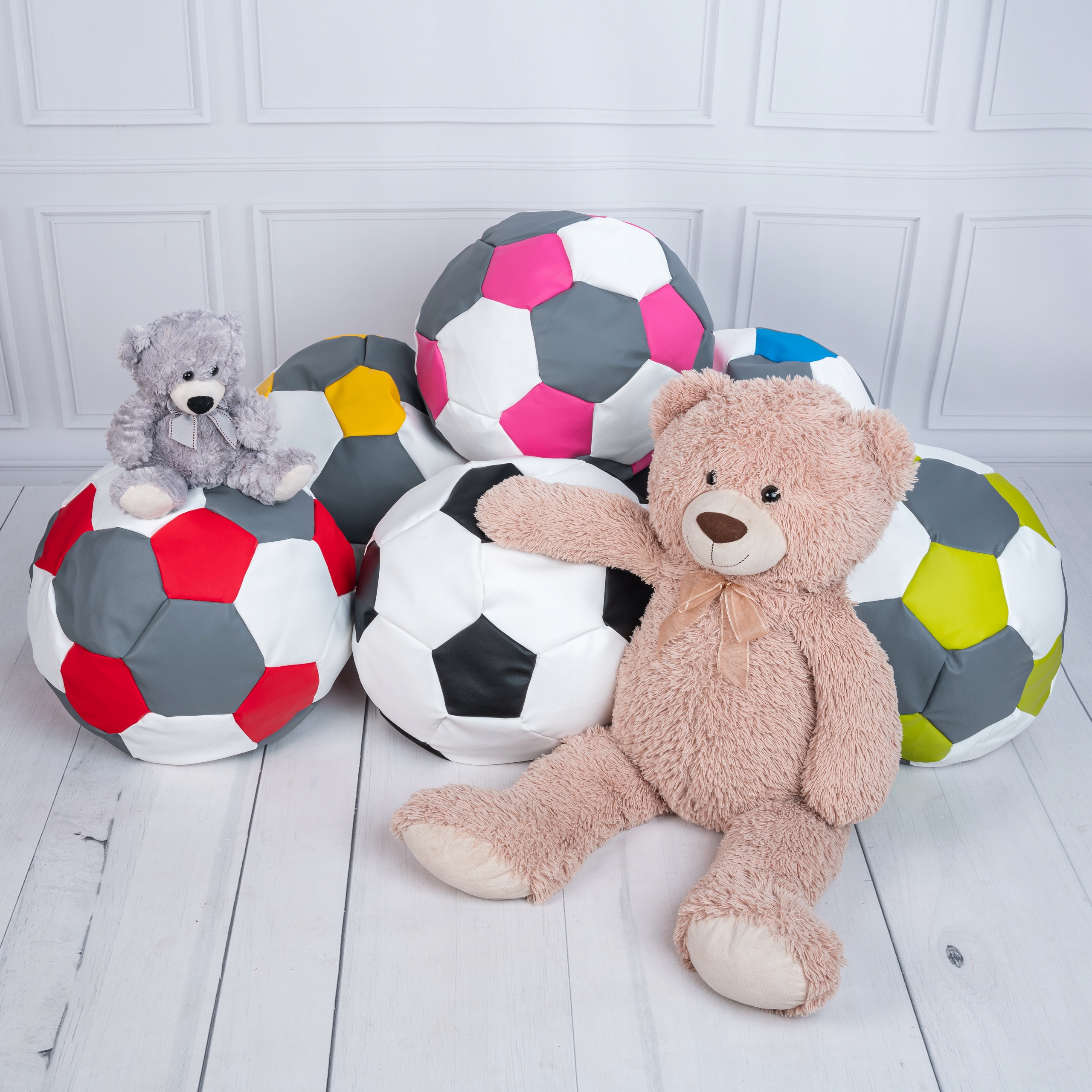PUFA PUFKA PIŁKA XXL | PODNÓŻEK WOREK SAKO PUFY Kolekcja PIŁKA 2XL