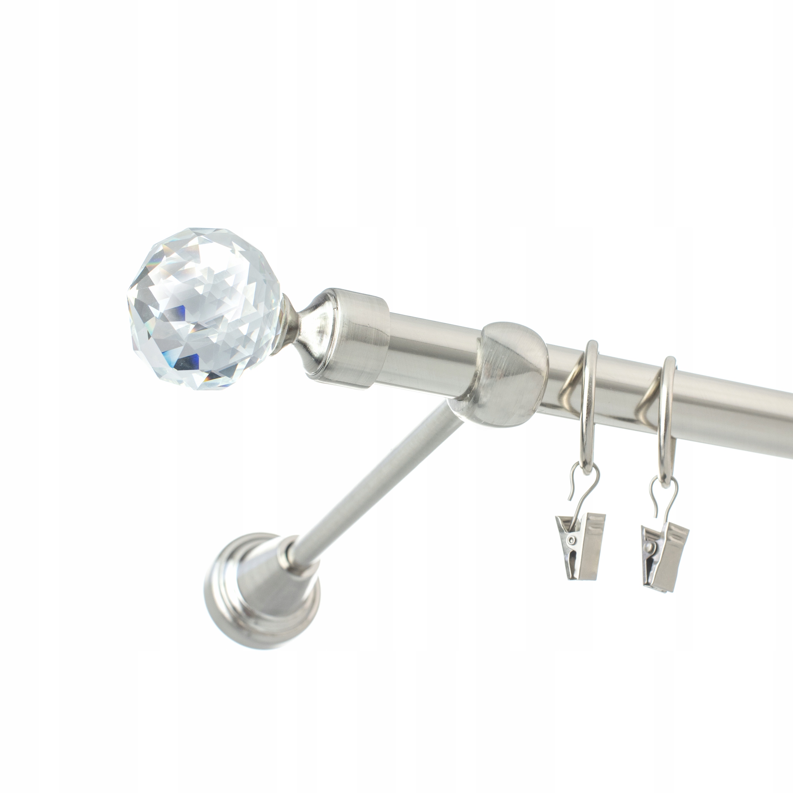 

Karnisz Crystal Metal Pojedynczy 19mm 540 cm