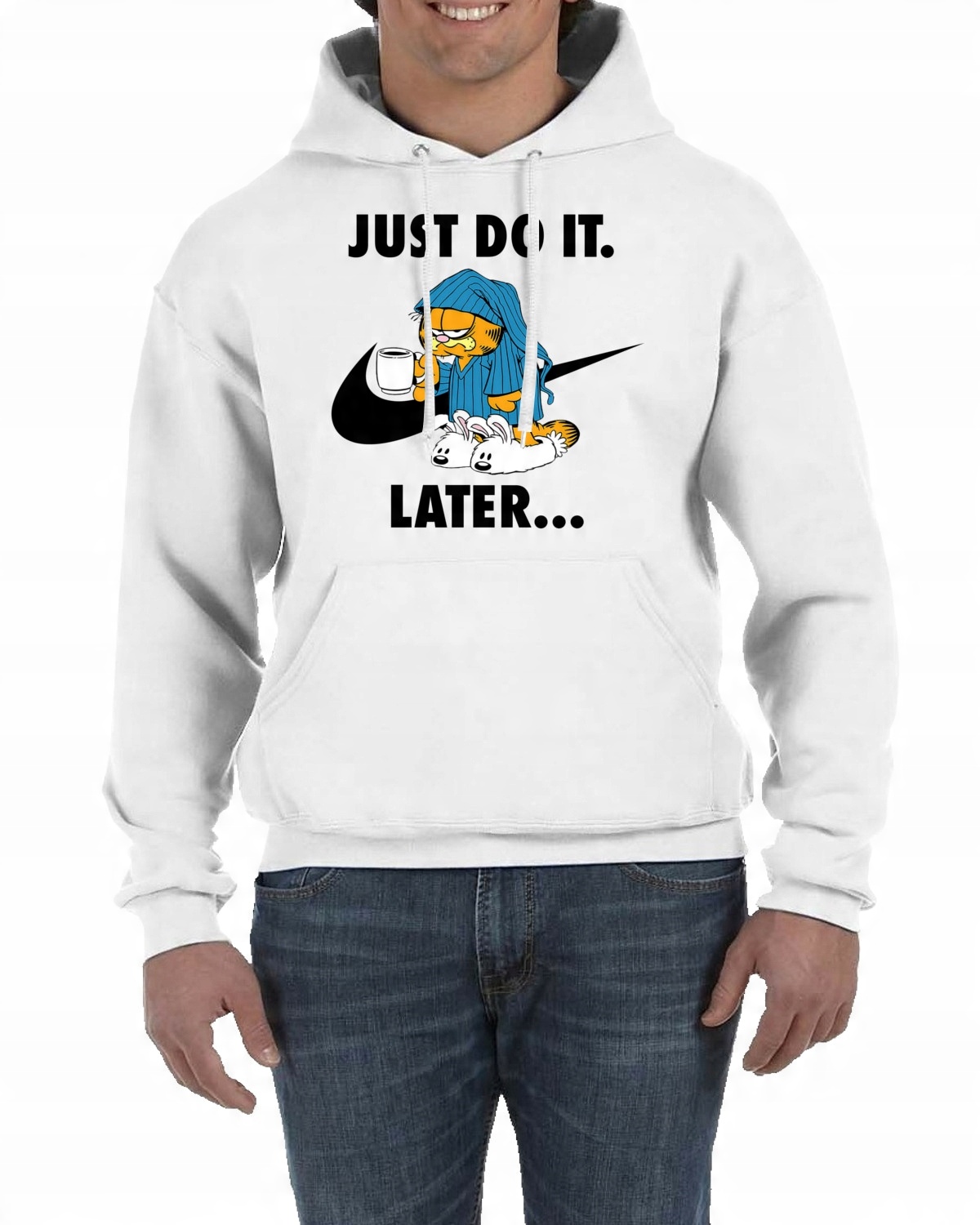 

Bluza Z Kapturem Garfield Just Do It S 0770