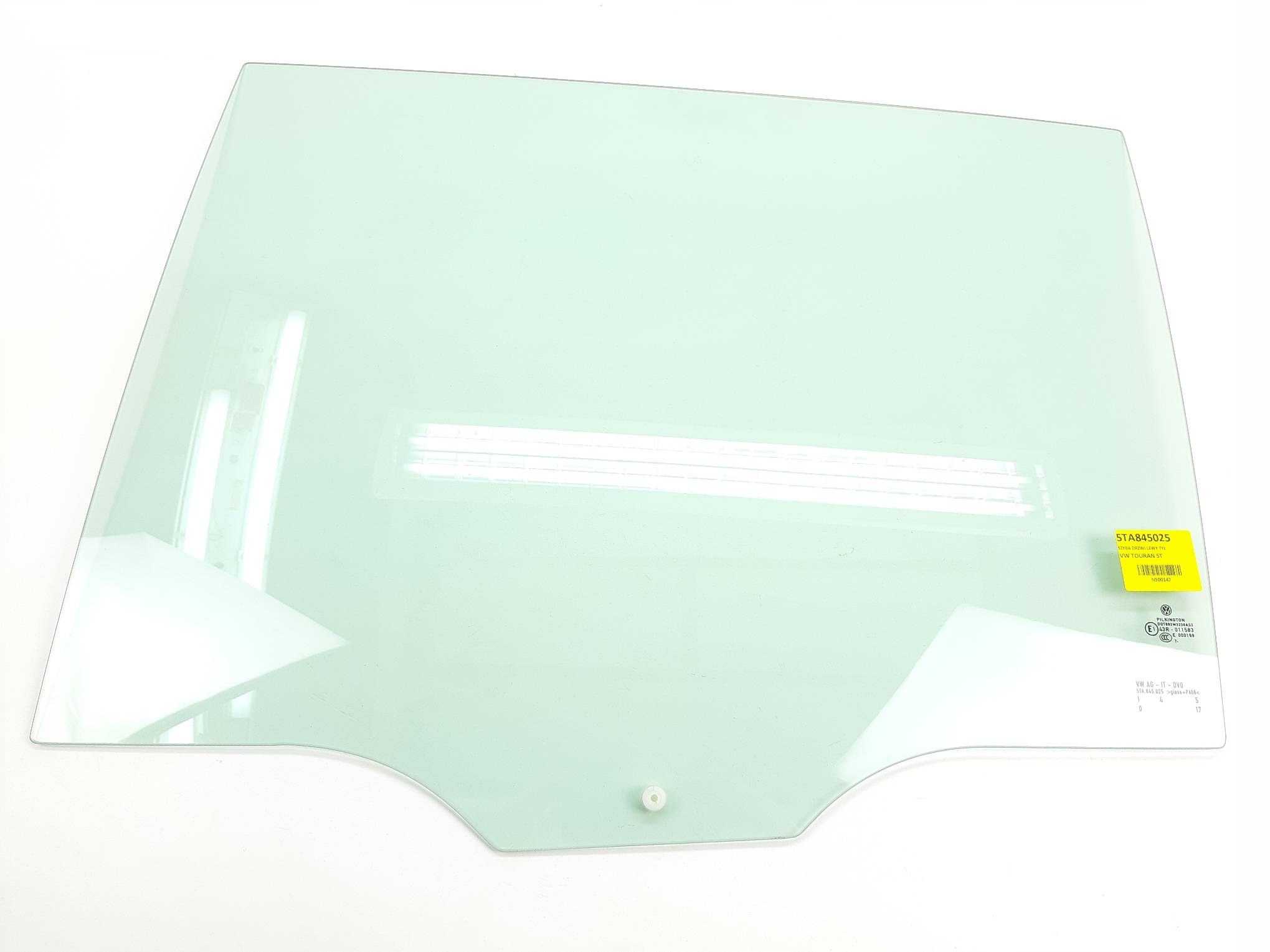 SZYBA DRZWI LEWY TYŁ VW TOURAN 5T 5TA845025 2017 Strona zabudowy tył - lewa