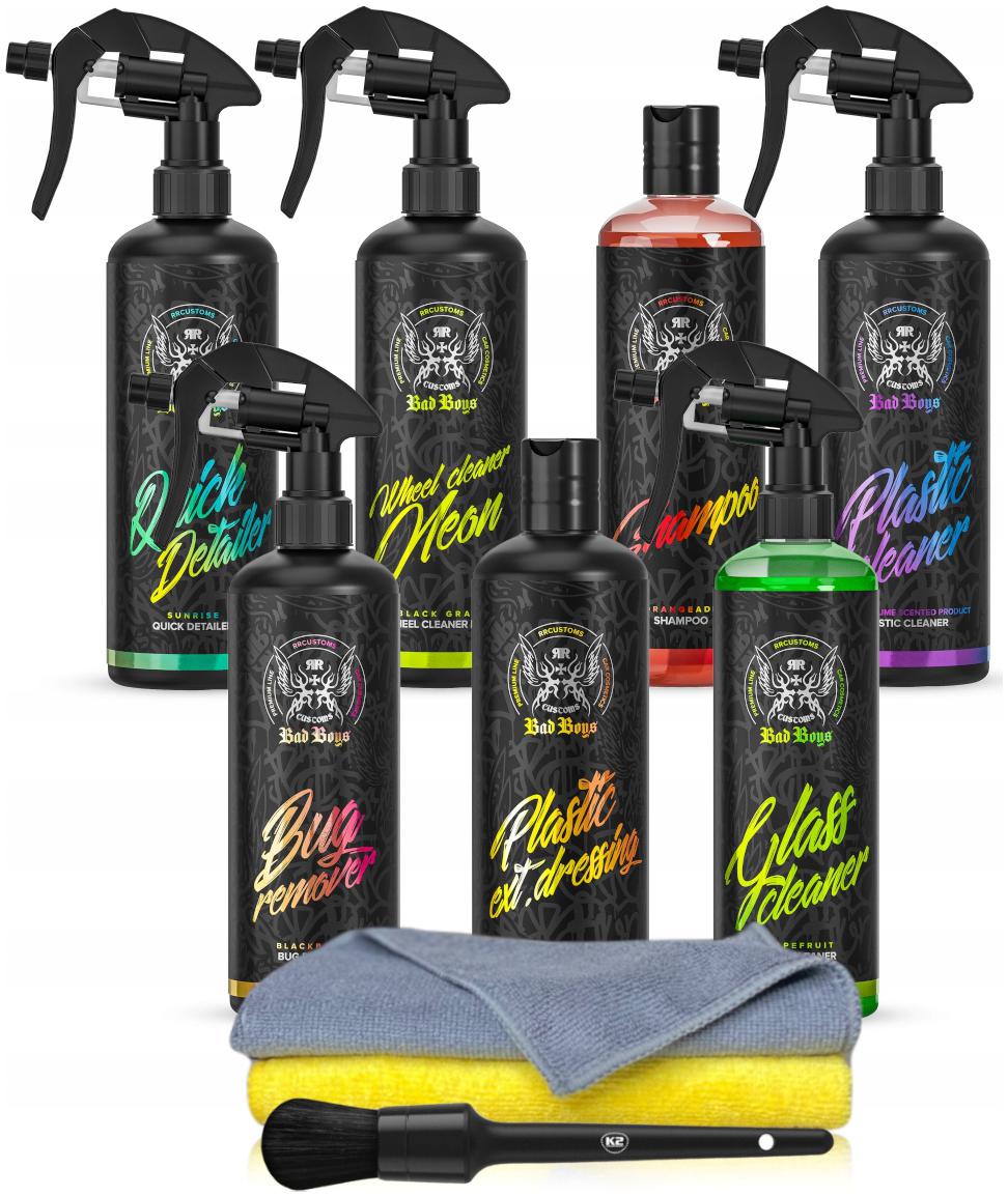 RR Customs RRC Bad Boys Zestaw Kosmetyków Do Auta Detailing Na Prezent