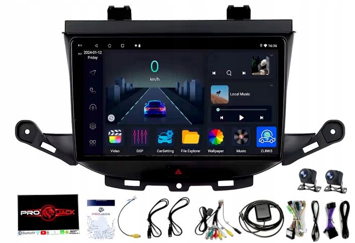 Rádio Android Opel Astra K 2015-2020 Wifi Carplay Wifi Usb 64GB Modem Sim