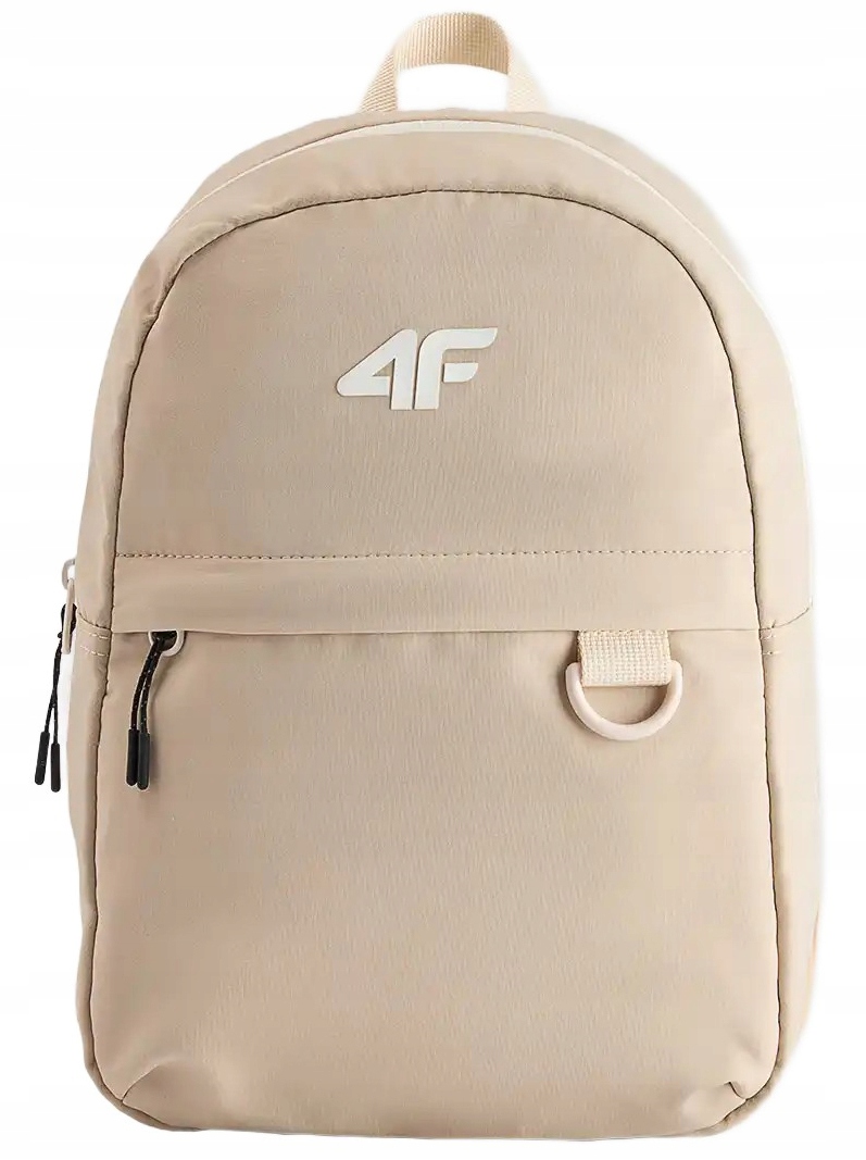 Mały plecak sportowy szkolny 4F F607 12S kremowy 5 L