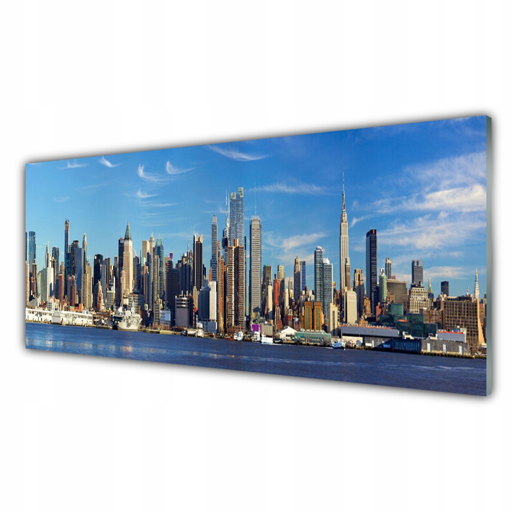 

Obraz akrylowy 125x50 Miasto Drapacze Chmur Domy