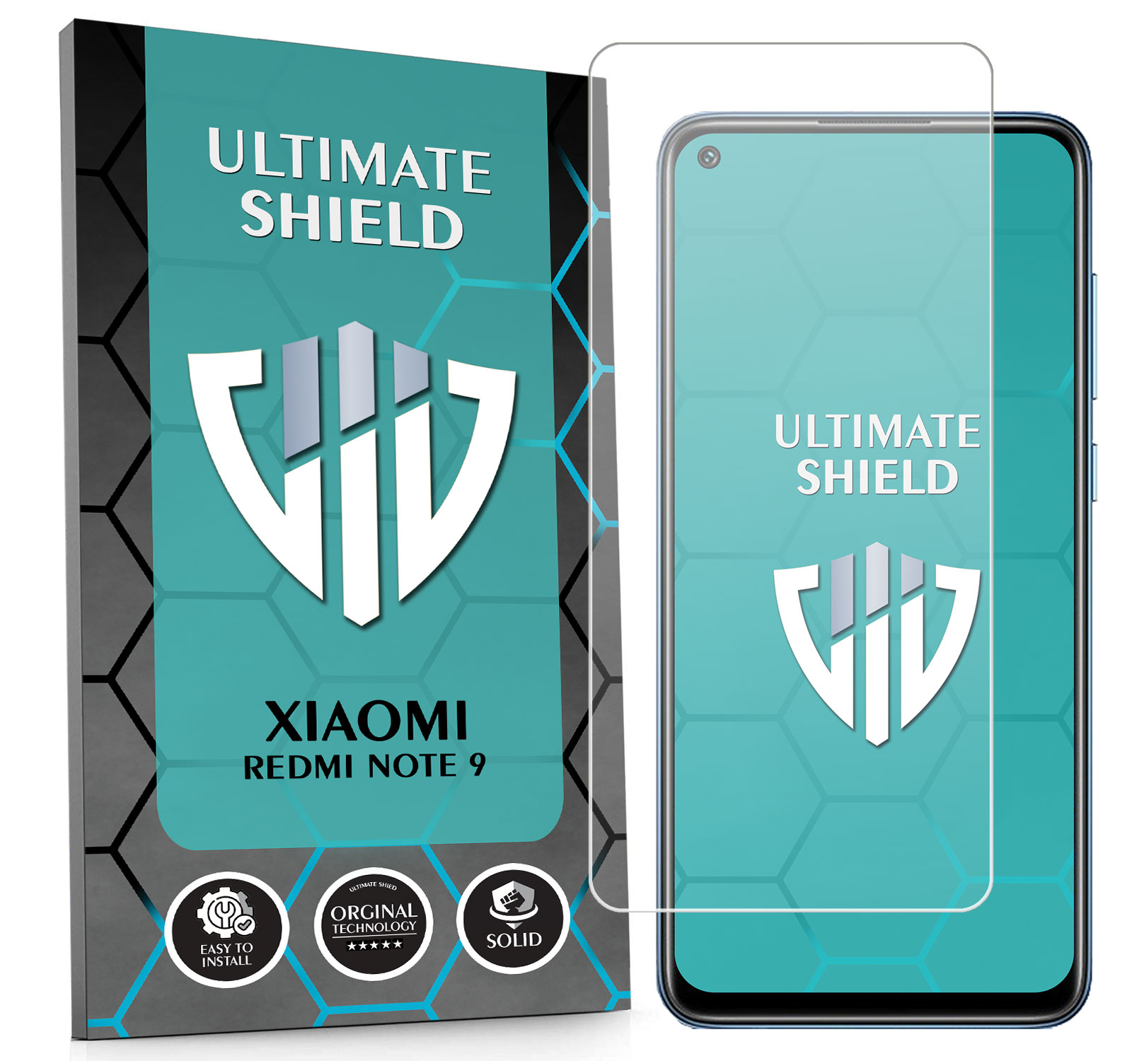 Sklo 3x Displej 7x Fotoaparát Rychlý Objektiv Pro Xiaomi Redmi Note 9